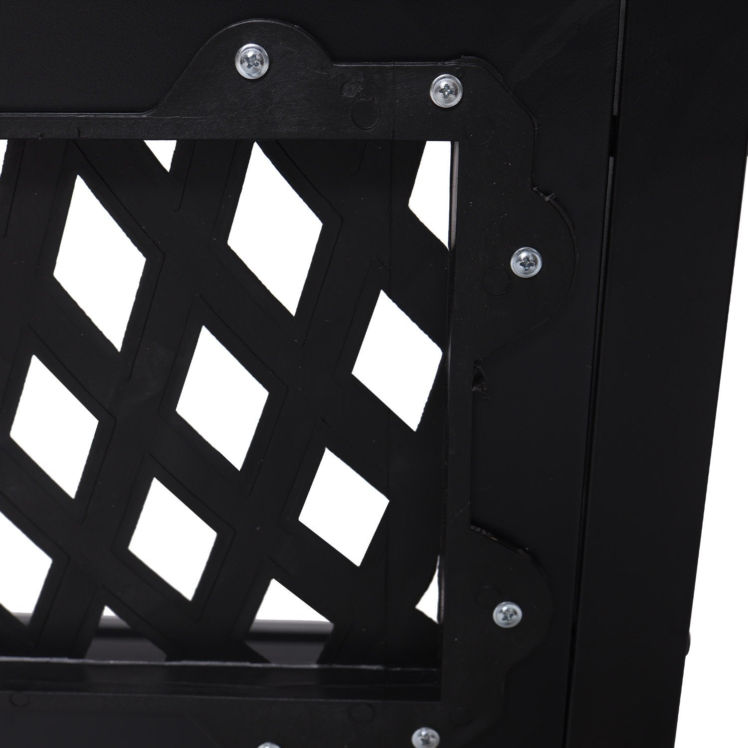 Wallaroo Steel Outdoor Garden Bench - Lattice 5