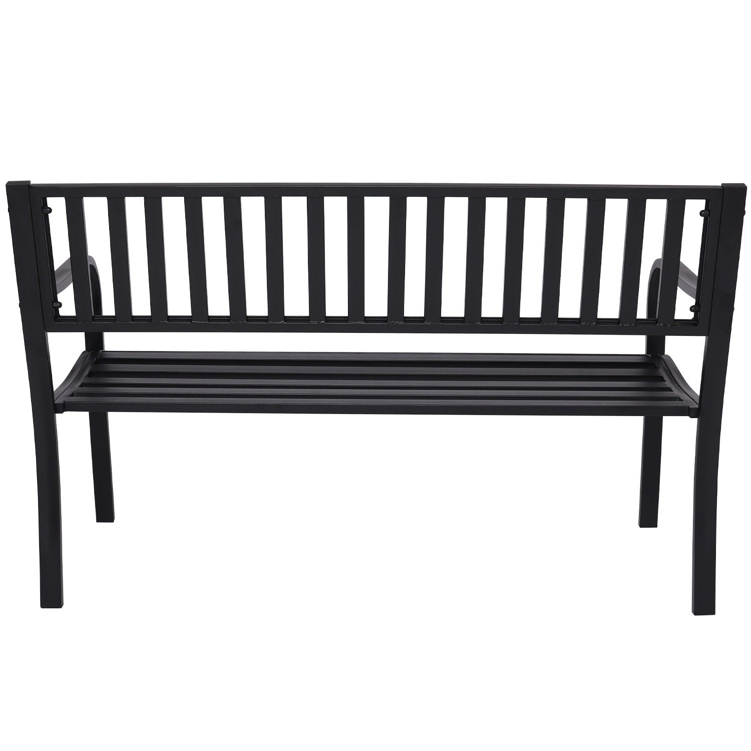 Wallaroo Steel Outdoor Garden Bench - Modern 4