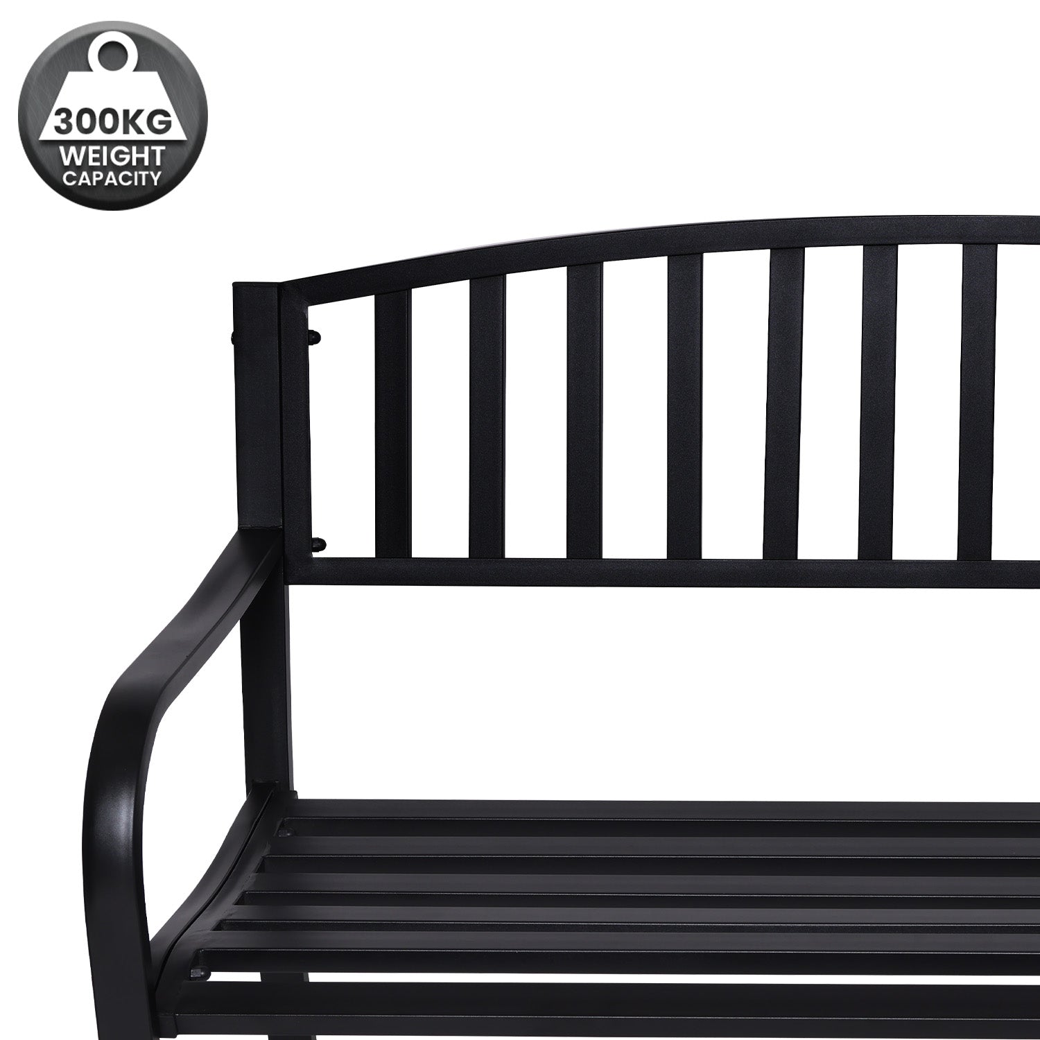 Wallaroo Steel Outdoor Garden Bench - Classic 7