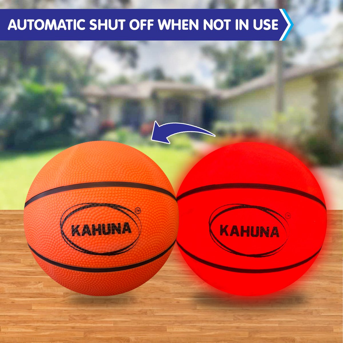 Kahuna Basketball L.e.d Glow Light Up Trampoline Ball 6