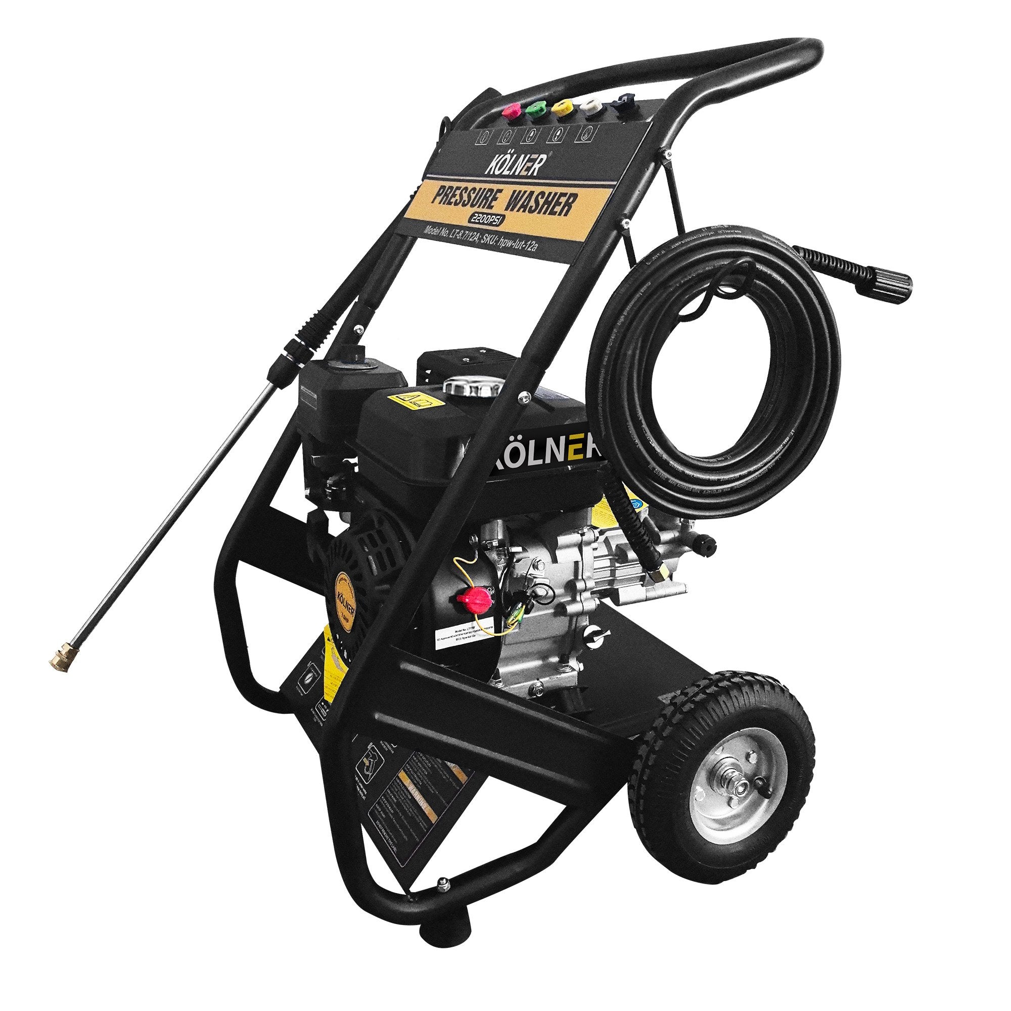 Kolner Lt-12a 7hp 2200psi Petrol Engine High Pressure Washer 7.5lpm 4