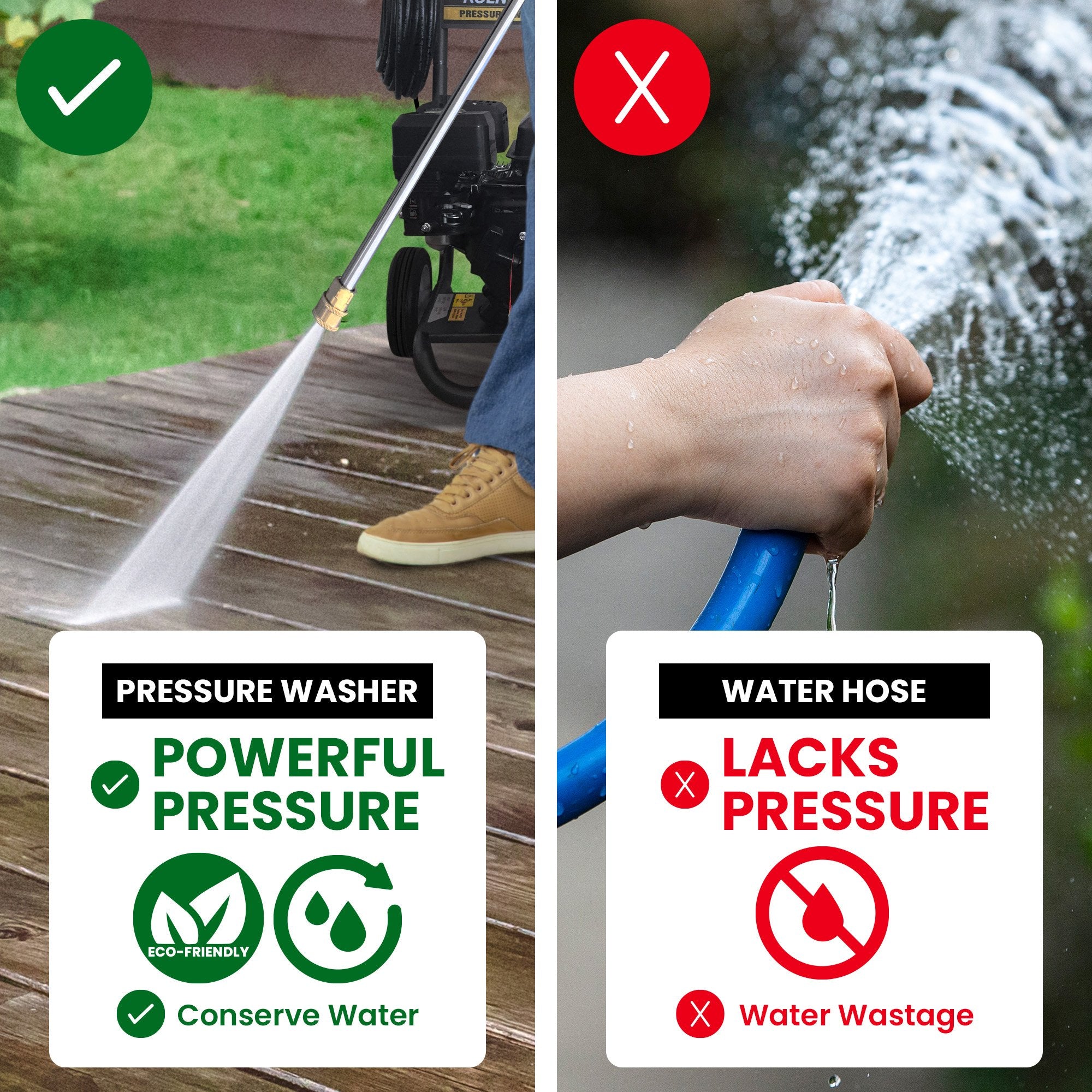 Kolner Lt-12a 7hp 2200psi Petrol Engine High Pressure Washer 7.5lpm 10