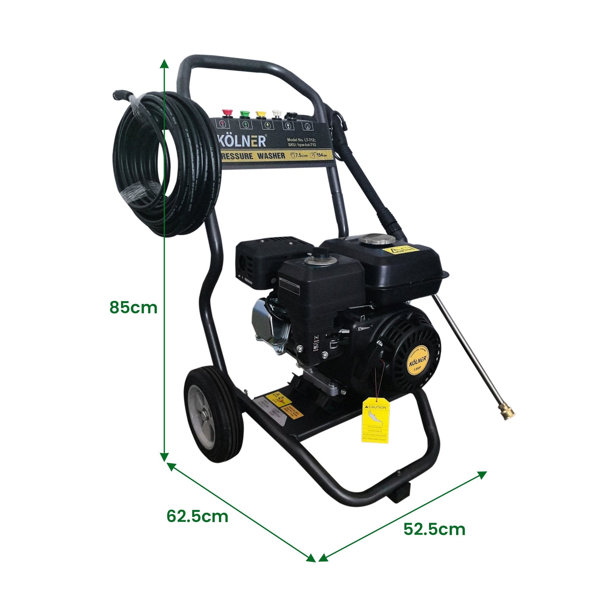Kolner LT-712 High Pressure Washer 2200PSI 7.5LPM 3