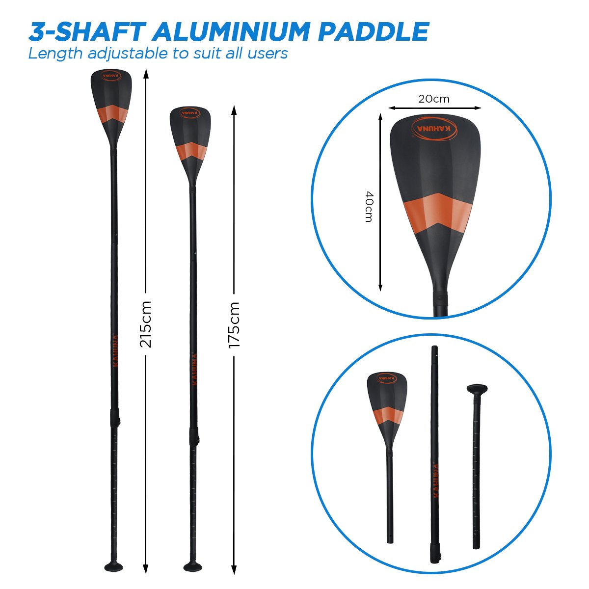 Kahuna Hana Inflatable Stand Up Paddle Board 10ft6in iSUP Accessories 7