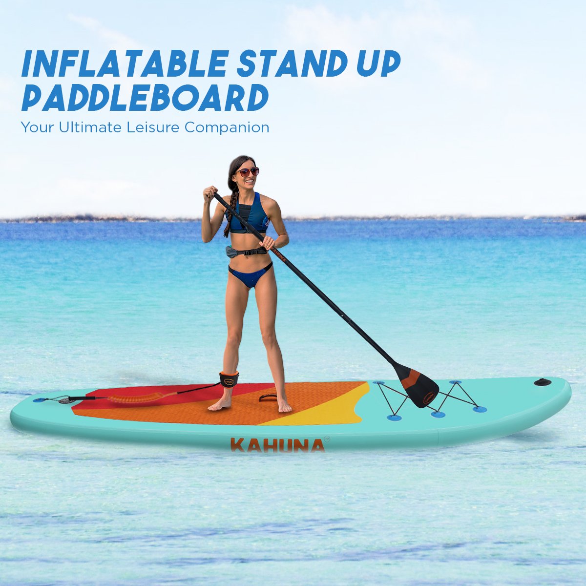 Kahuna Hana Inflatable Stand Up Paddle Board 10ft6in iSUP Accessories 10