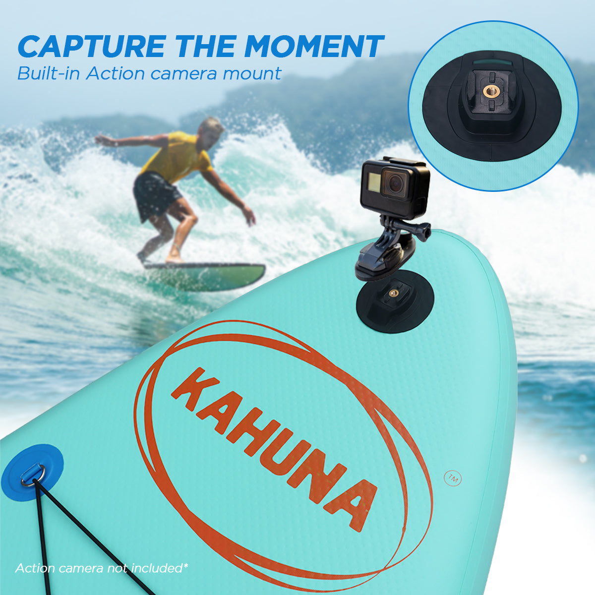 Kahuna Hana Inflatable Stand Up Paddle Board 10ft6in iSUP Accessories 11