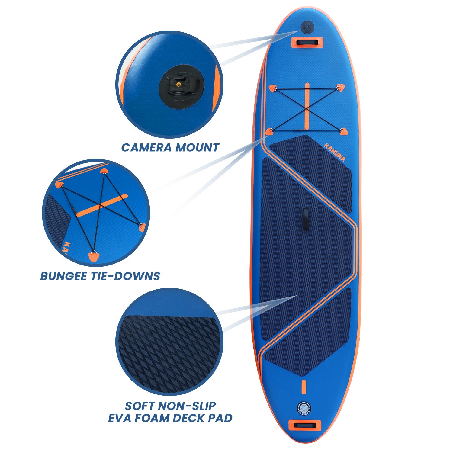 Kahuna Kai Premium Sports 10.6FT Inflatable Paddle Board 11