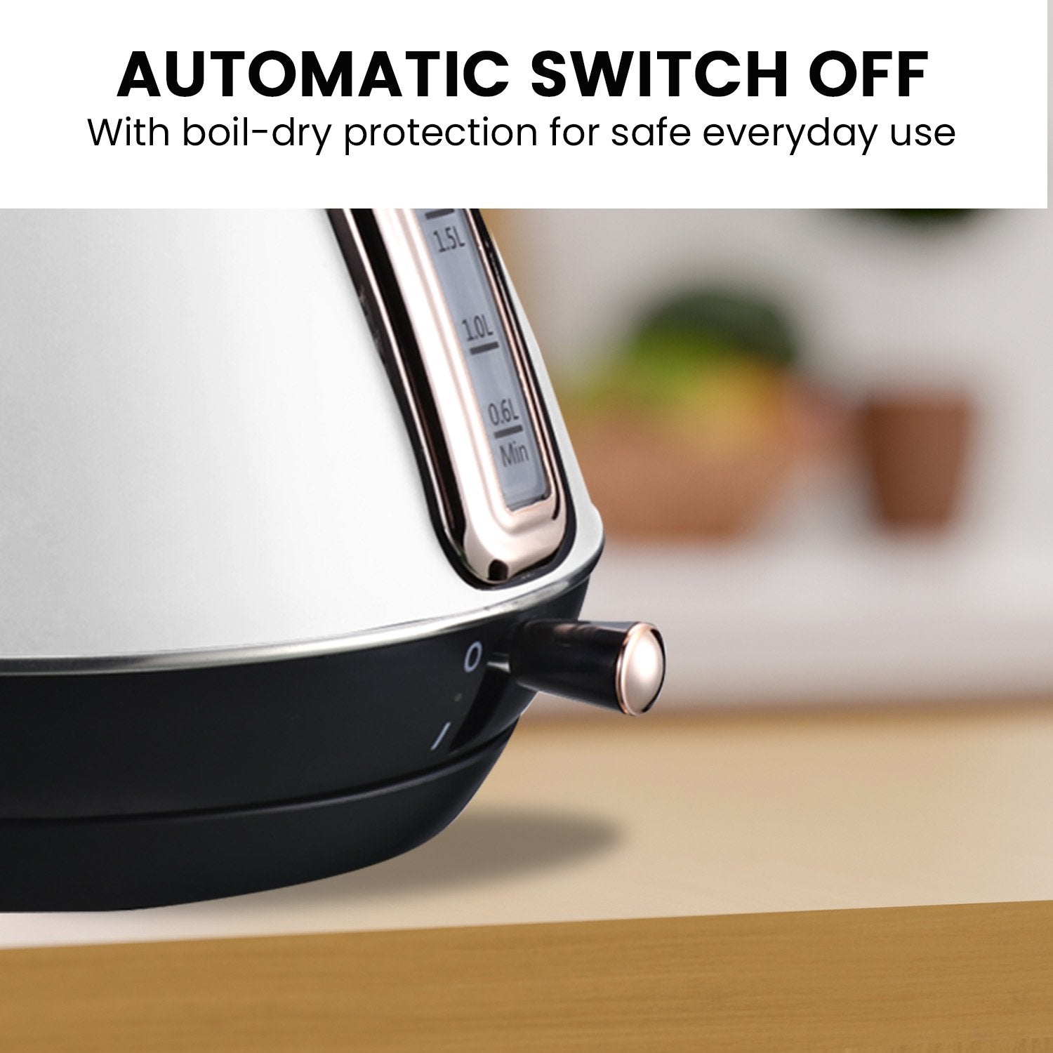 Pronti Rose Trim Collection Toaster & Kettle Bundle - White 9