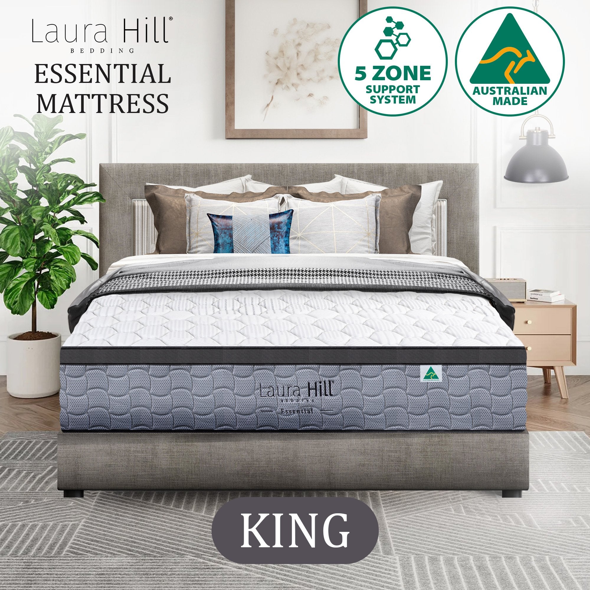 Laura Hill Essential Australian Made King Premium Mattress 10