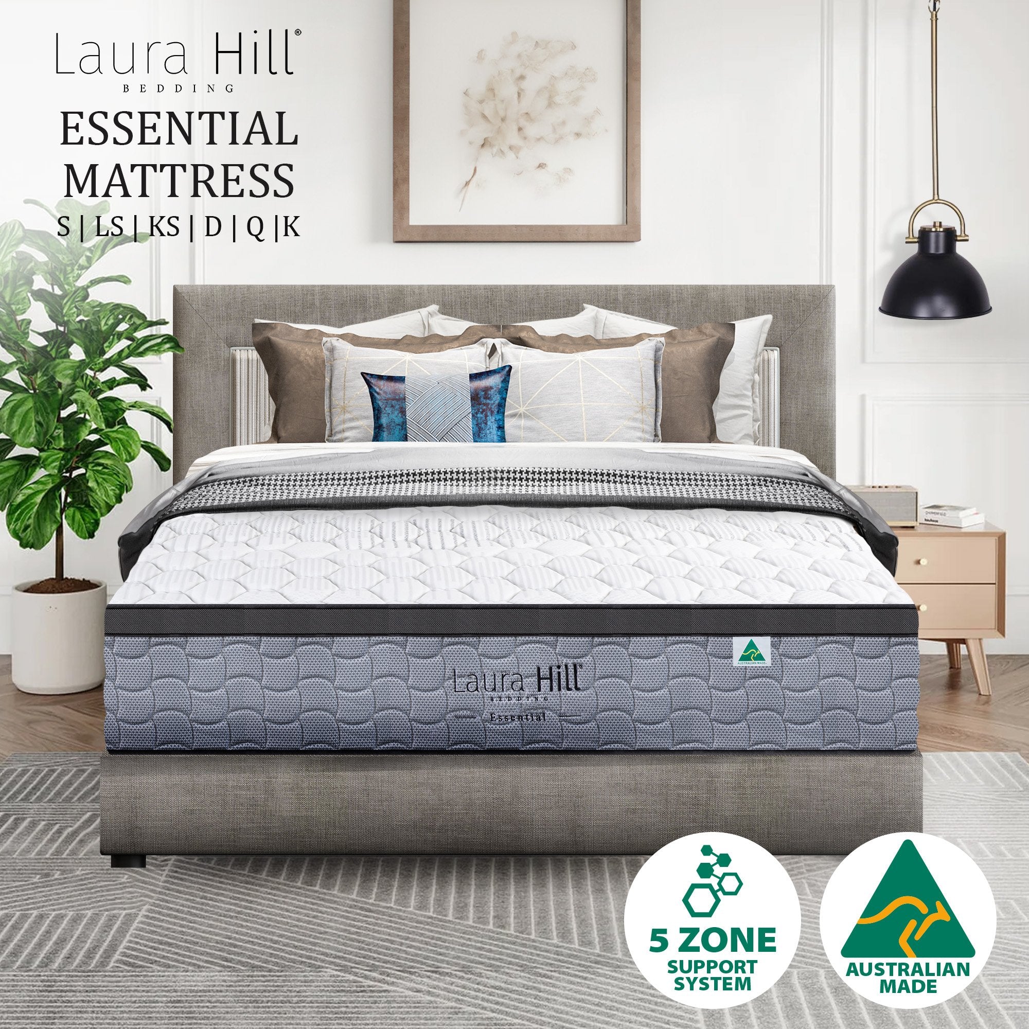 Laura Hill Essential Australian Made Long Single Premium Mattress 3
