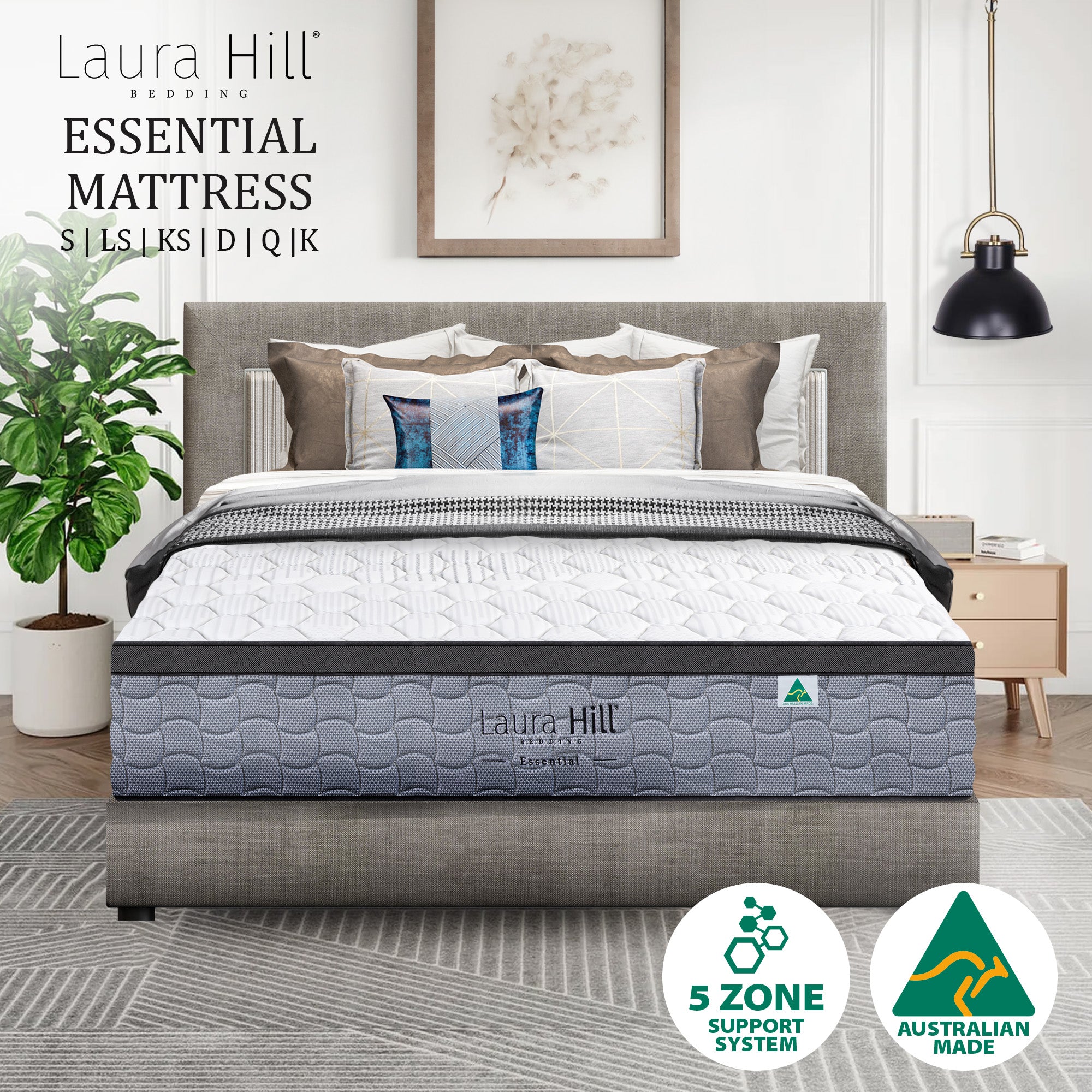 Laura Hill Essential Australian Made Single Premium Mattress 10