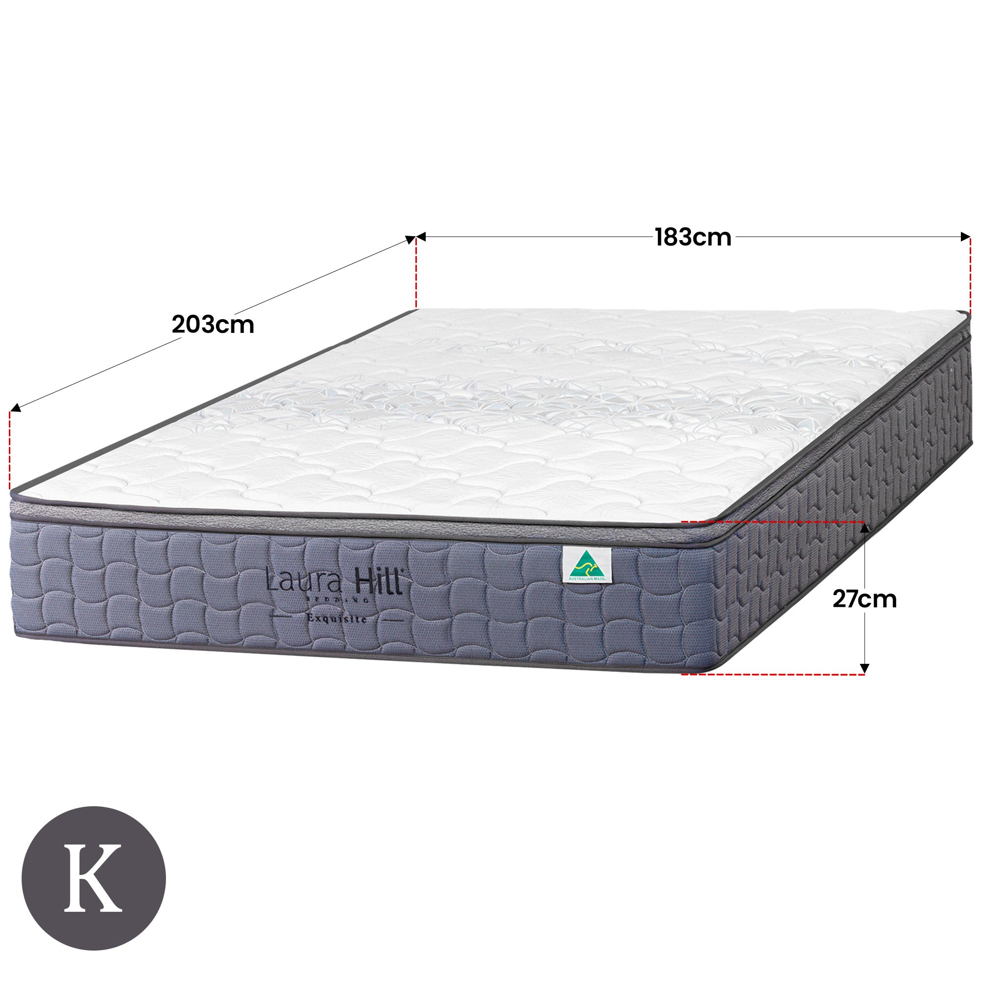 Laura Hill Exquisite Australian Made King Premium Mattress 3