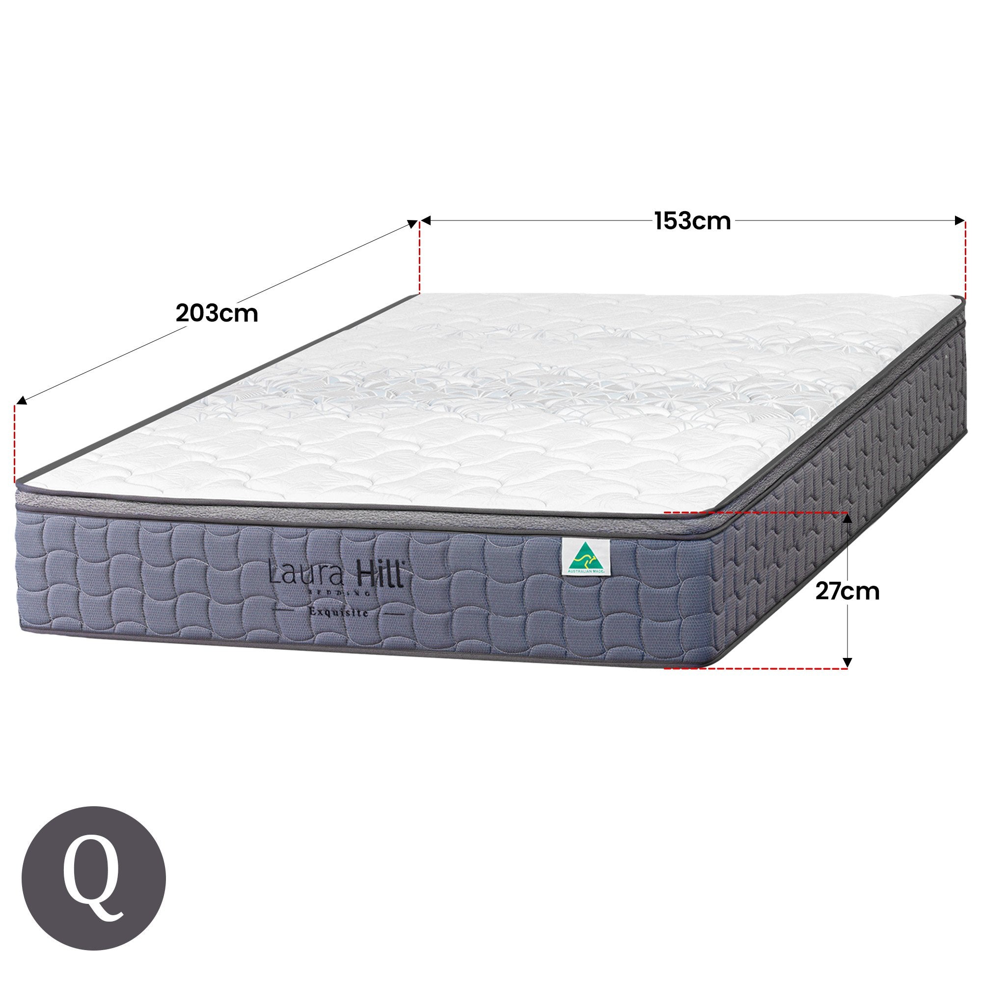 Laura Hill Exquisite Australian Made Queen Premium Mattress 3
