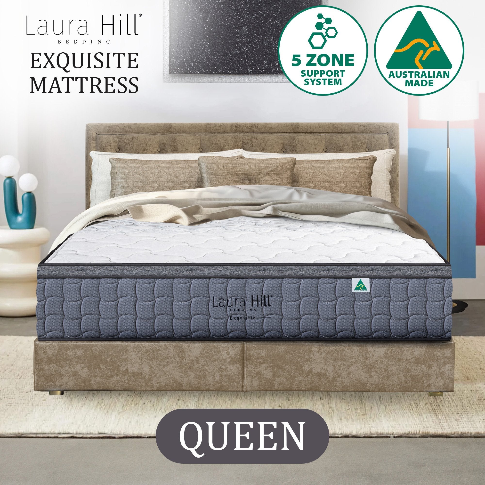 Laura Hill Exquisite Australian Made Queen Premium Mattress 10