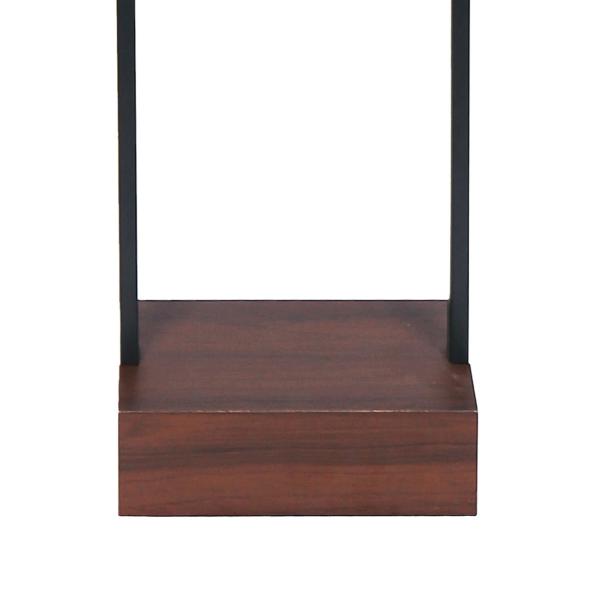 Sarantino Wood Floor Lamp in Cherry Finish 4