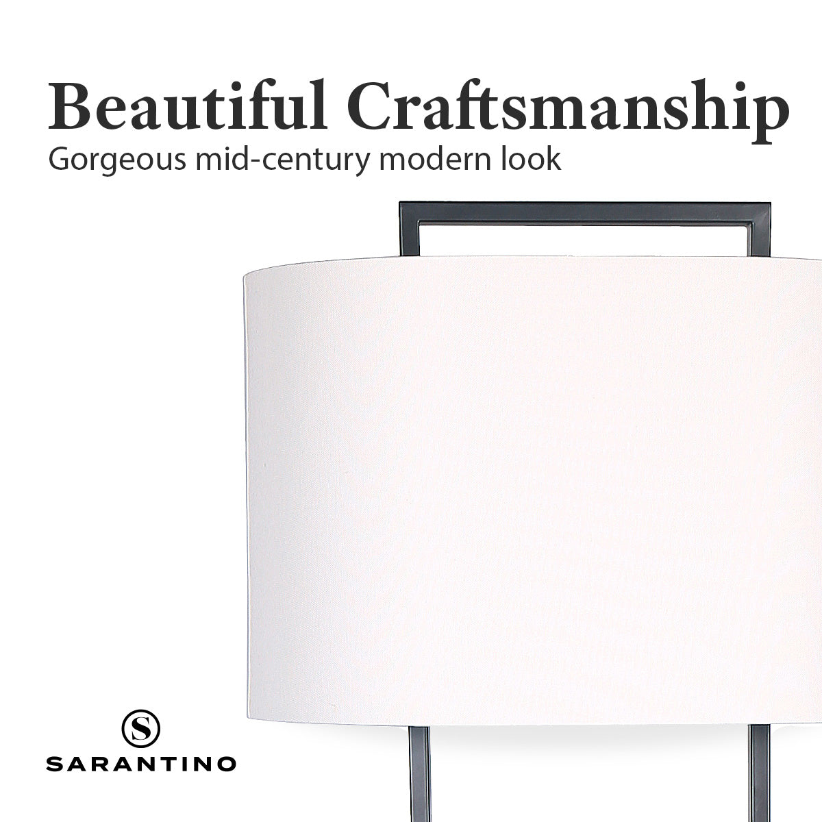 Sarantino Wood Floor Lamp in Cherry Finish 6