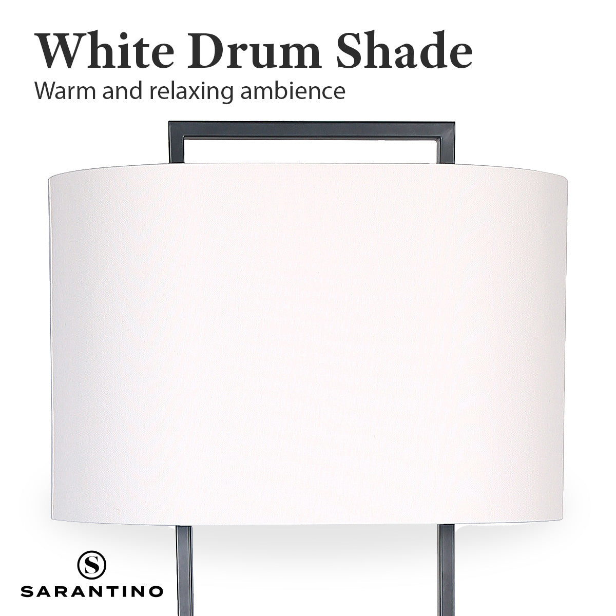 Sarantino Wood Floor Lamp in Cherry Finish 7