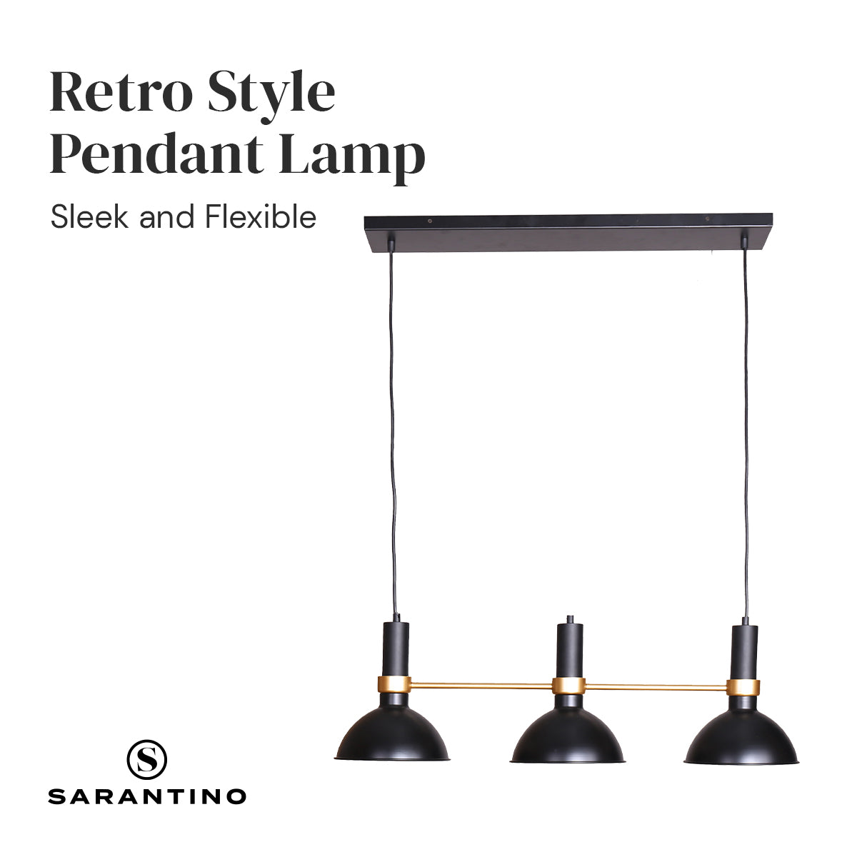 Sarantino 3-Light Hanging Pendant Lamp 4