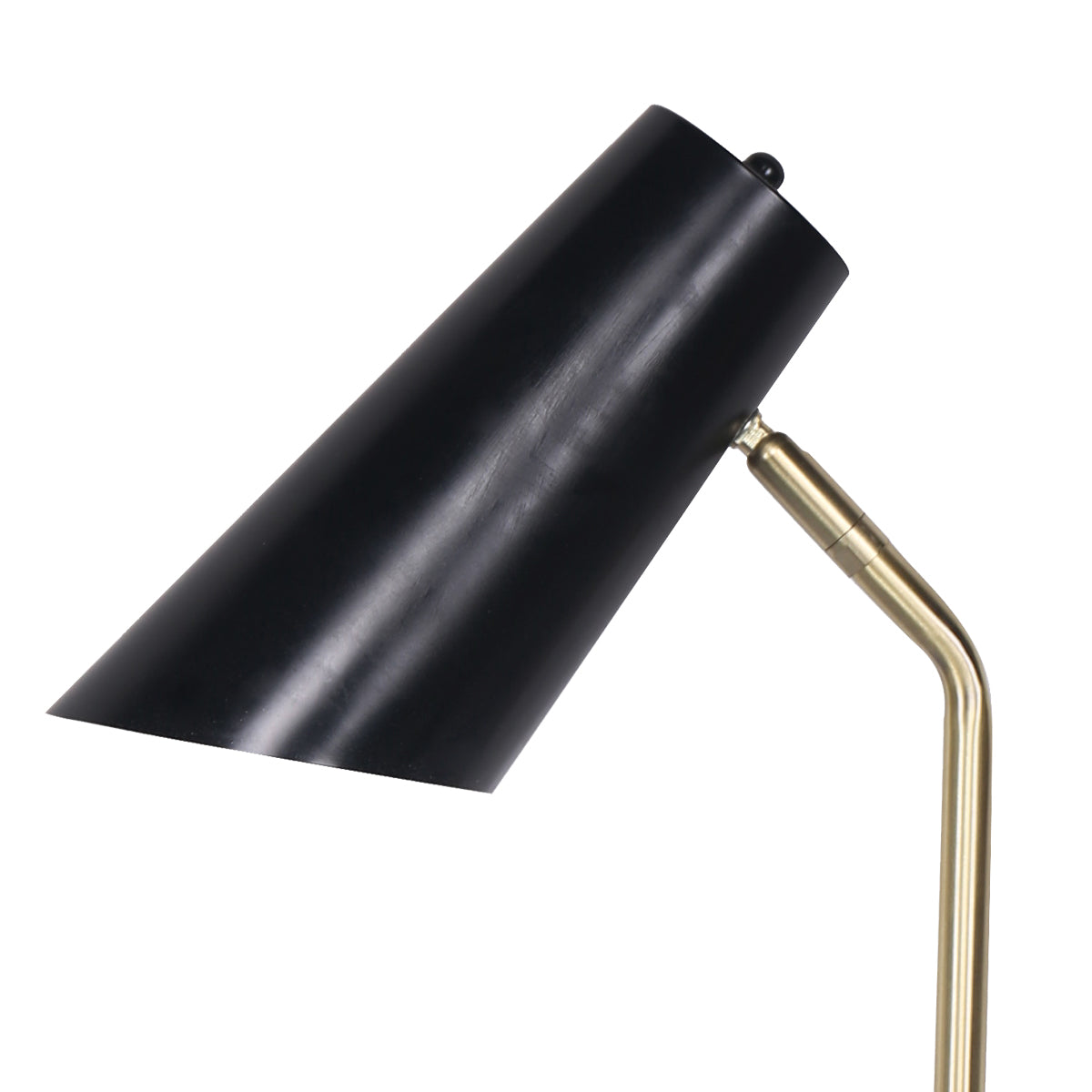 Sarantino Electric Reading Light Table Lamp Brass Finish - Black 10
