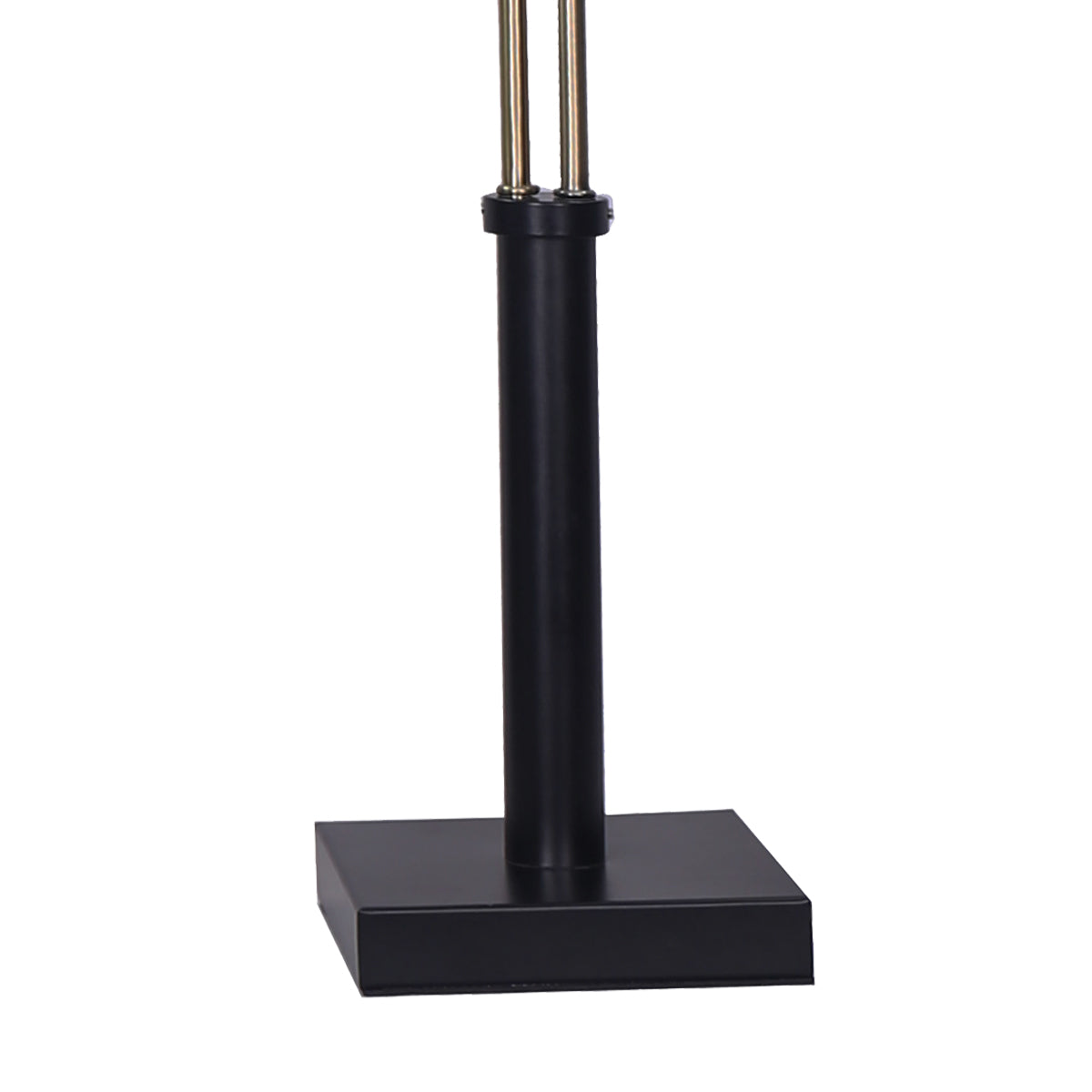 Sarantino LED Metal Table Lamp with 2 Lights Brushed Gold Black Finish 3