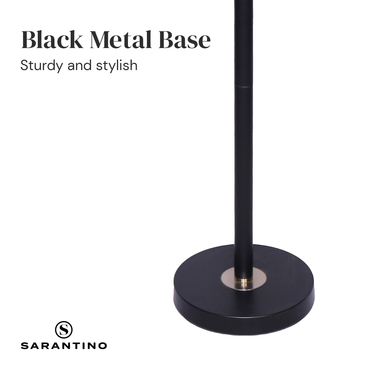 Sarantino Black/Brass Finish Reading Light  Electric Table Lamp 11