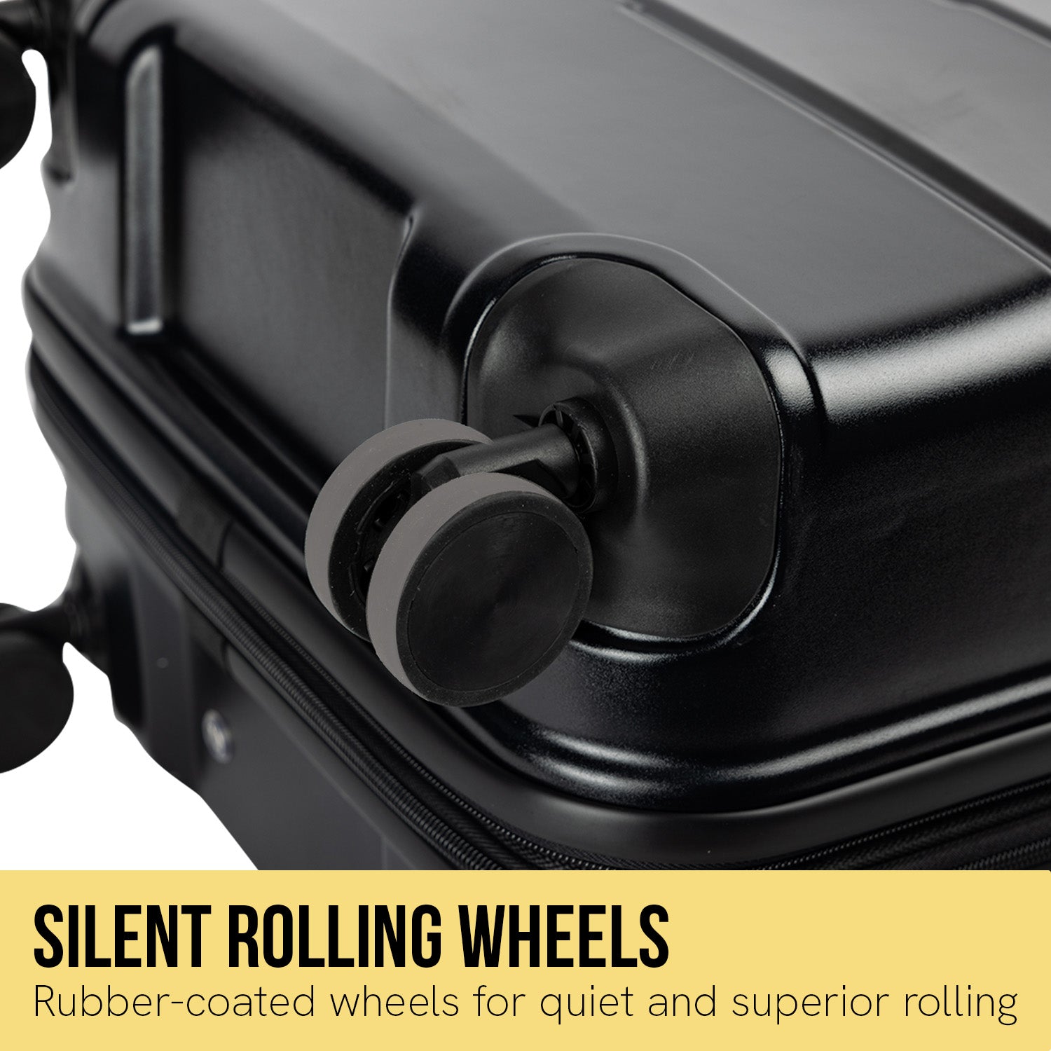 Olympus Artemis 28in Hard Shell Suitcase ABS+PC Jet Black 7