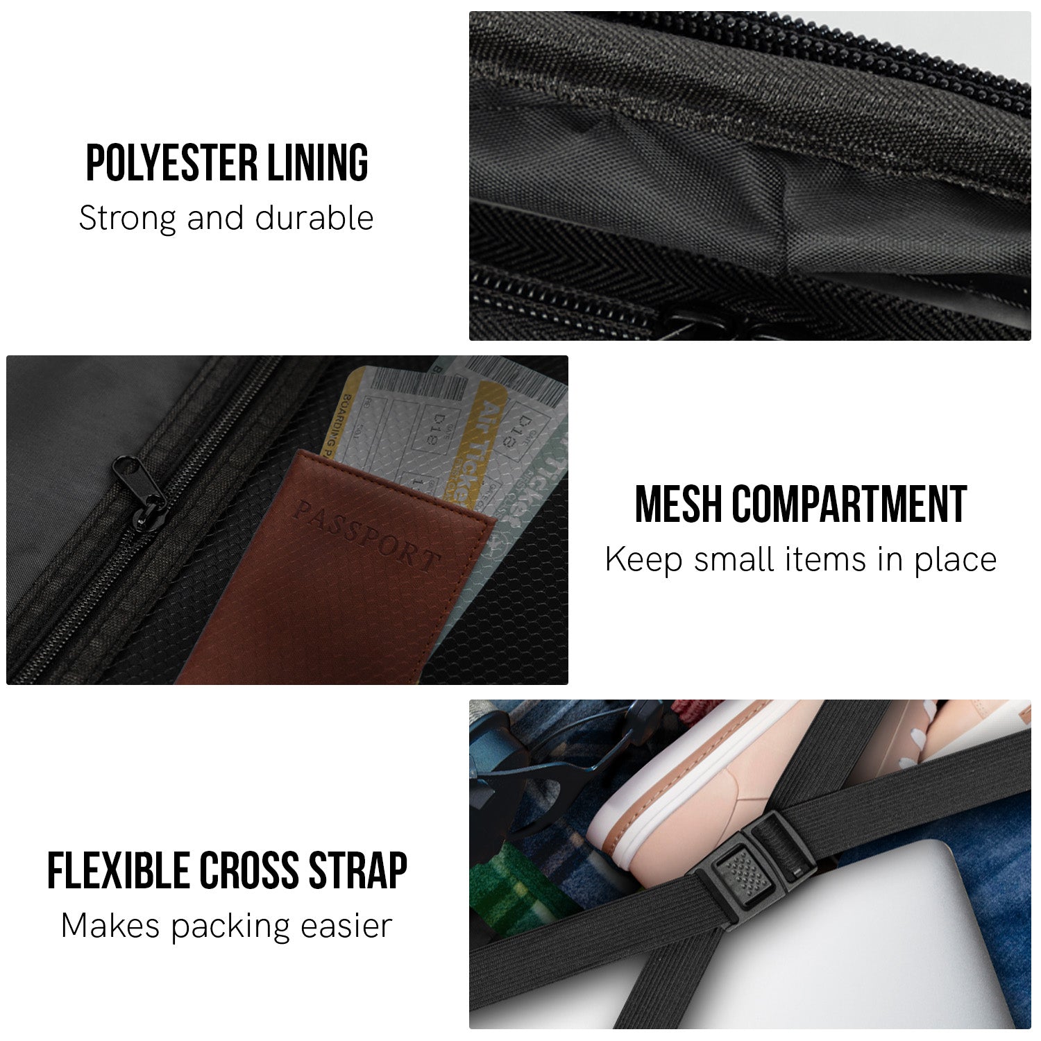 Olympus Artemis 28in Hard Shell Suitcase ABS+PC Jet Black 11