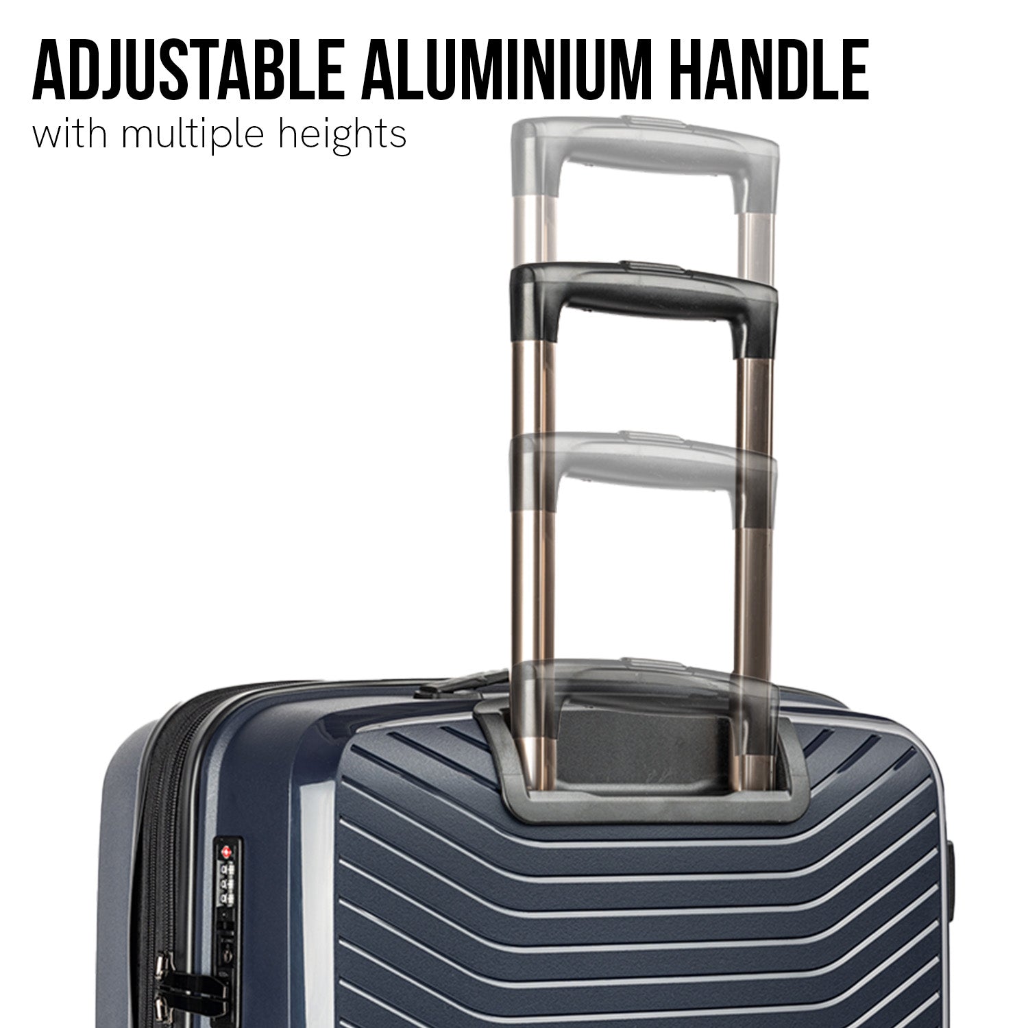Olympus Astra 24in Lightweight Hard Shell Suitcase - Aegean Blue 4