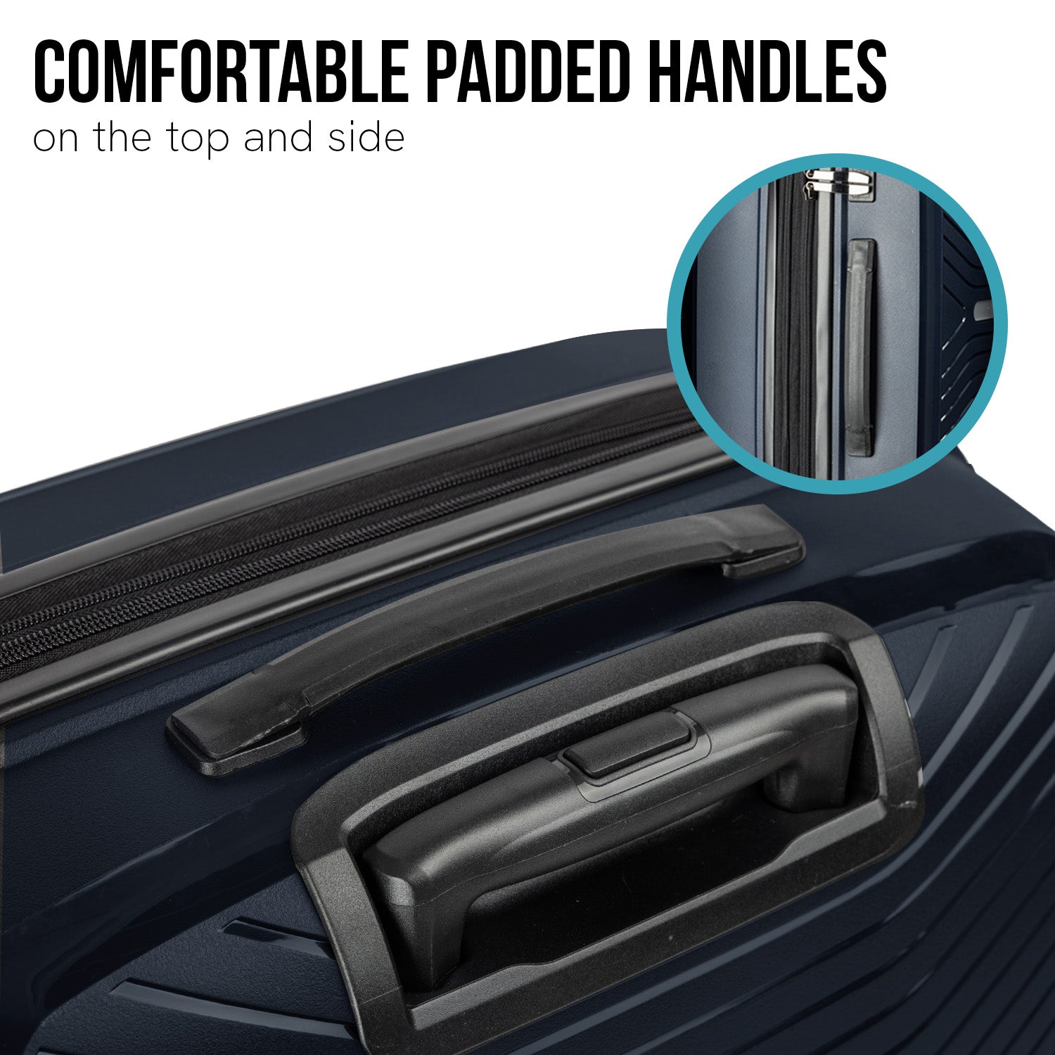 Olympus Astra 24in Lightweight Hard Shell Suitcase - Aegean Blue 6