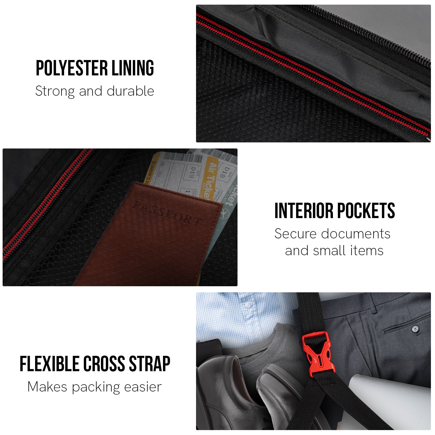 Olympus  Astra 29in Lightweight Hard Shell Suitcase - Obsidian Black 10