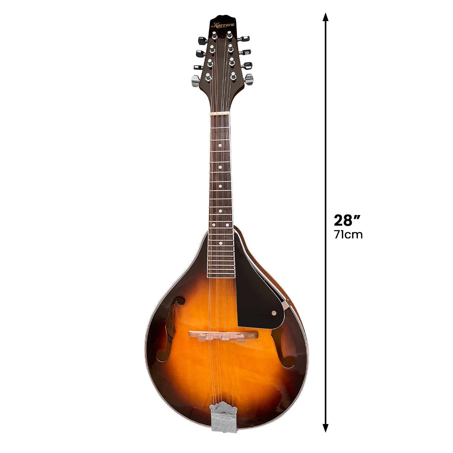 Karrera Traditional Mandolin - Sunburst 3