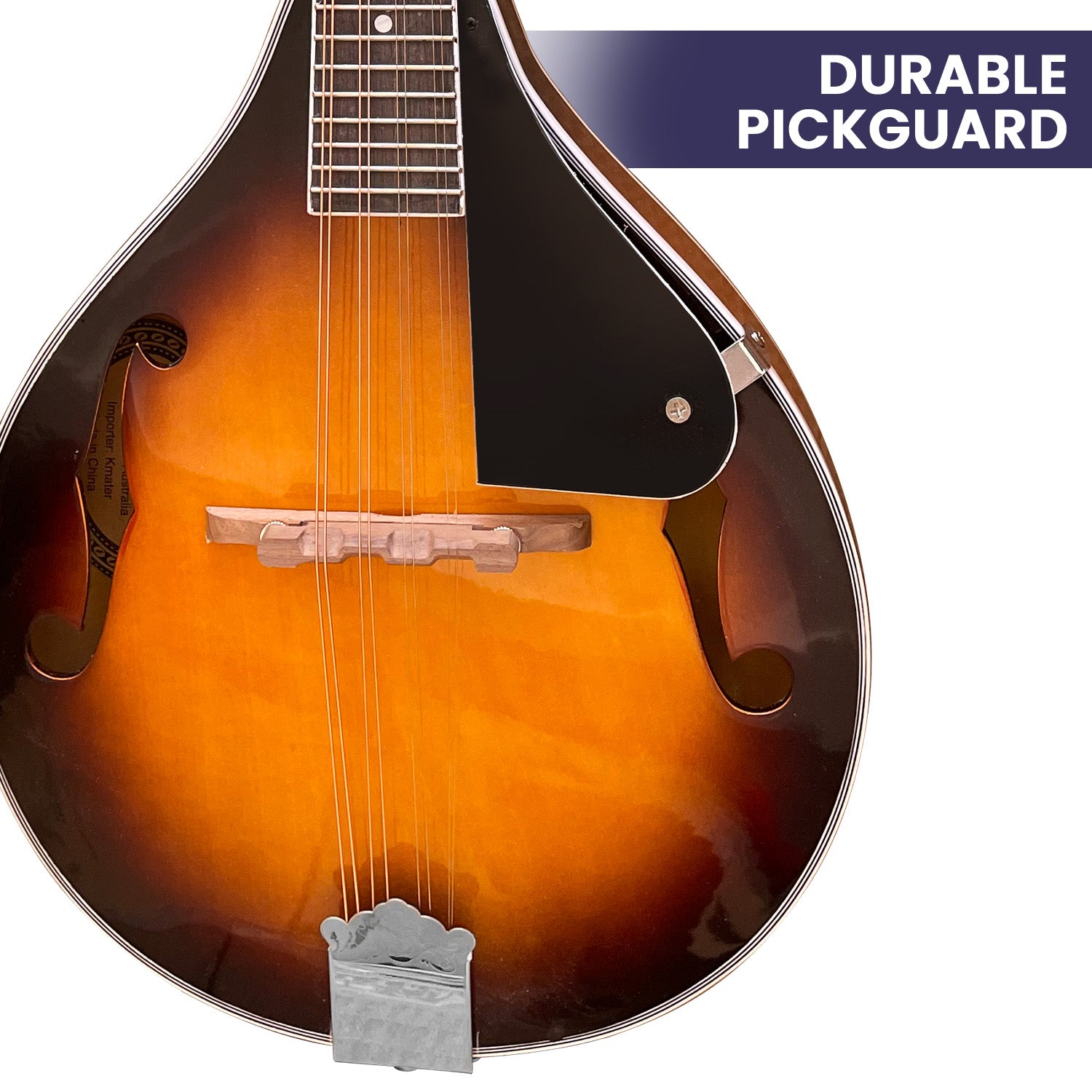 Karrera Traditional Mandolin - Sunburst 4