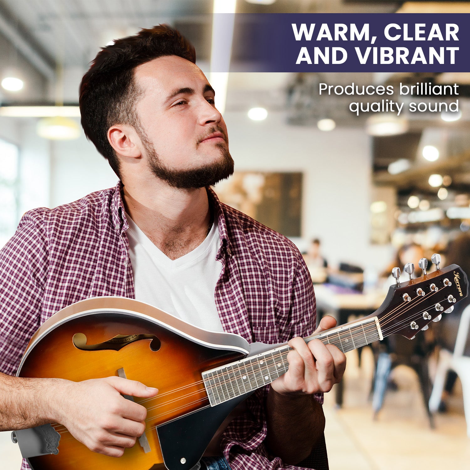 Karrera Traditional Mandolin - Sunburst 7