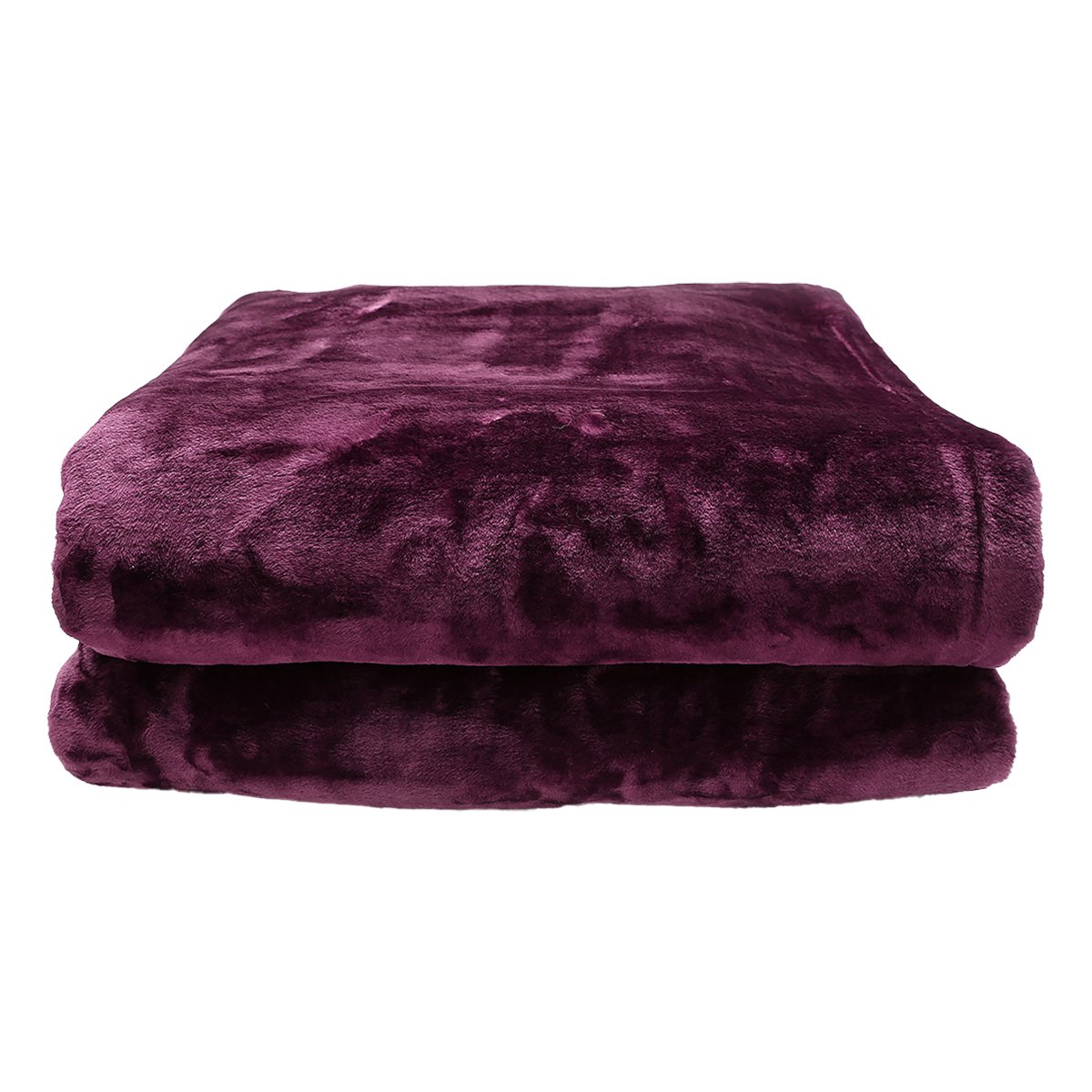 Laura Hill Mink Blanket Throw Purple Double Sided Queen Size Soft Plush Bed Faux Rug 3