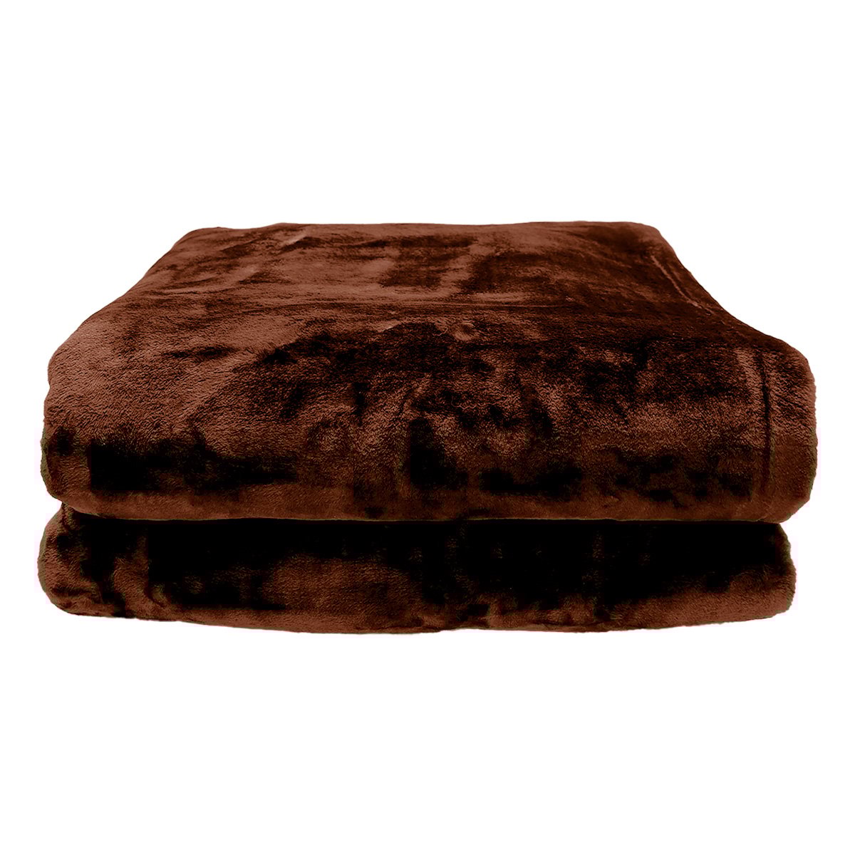 Laura Hill Faux Mink Blanket 800GSM Heavy Double-Sided - Chocolate 7