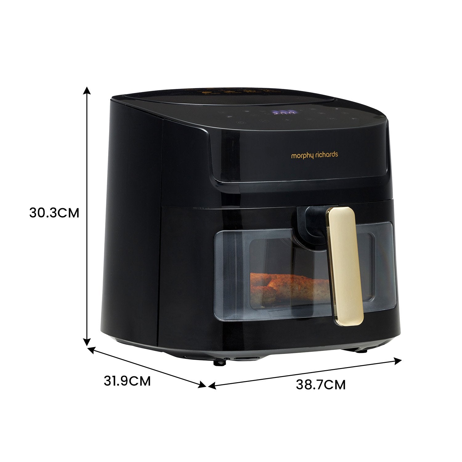 Morphy Richards 6.5L Digital Air Fryer MRAF72BK w/LED Touch Control Panel 8 Preset Cooking Programs Non Stick Drawer 4