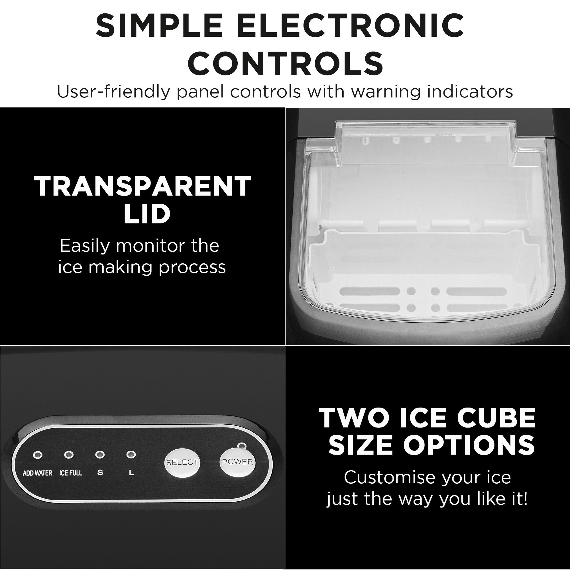 Morphy Richards 15kg Ice Maker in Stainless Steel 7
