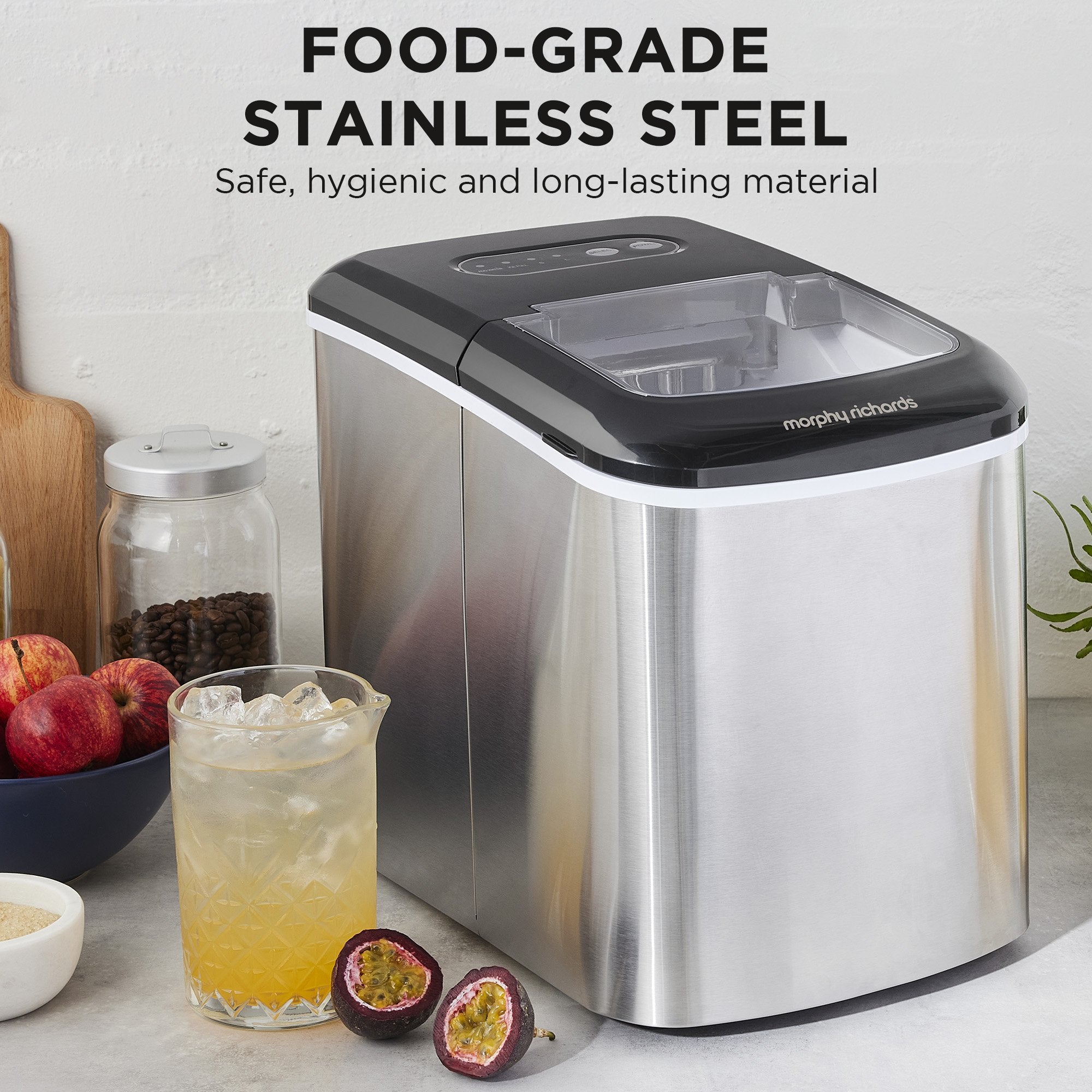 Morphy Richards 15kg Ice Maker in Stainless Steel 8