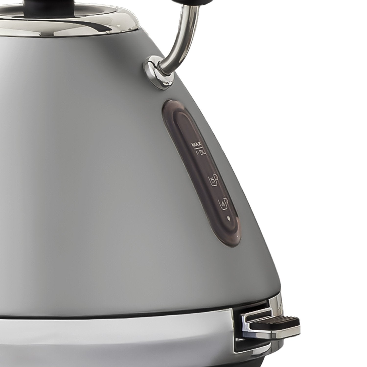 Morphy Richards 1.5L Venture Collection Pyramid Kettle in Steel Grey 4