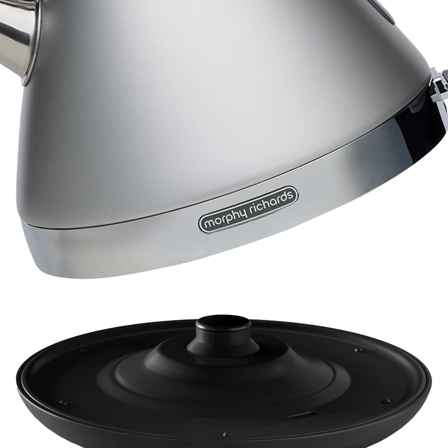 Morphy Richards 1.5L Venture Collection Pyramid Kettle in Steel Grey 5