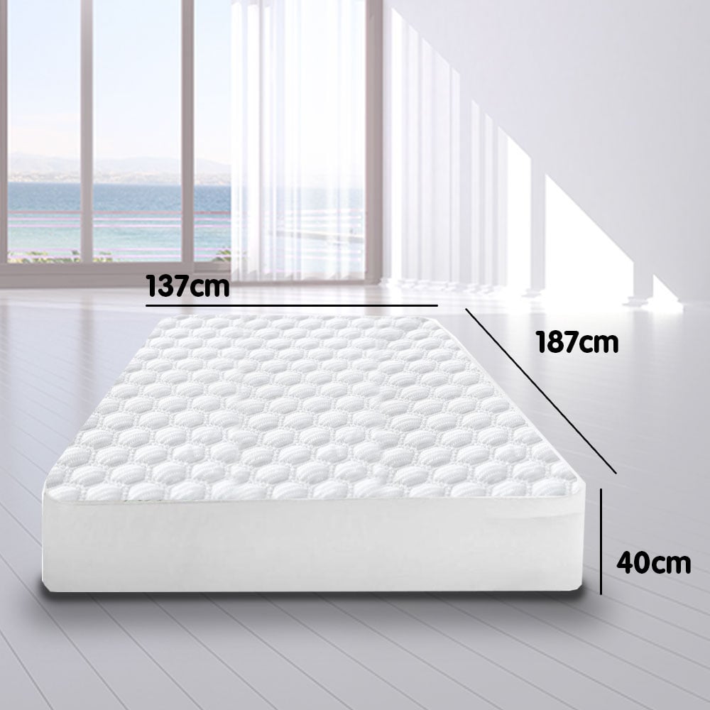 Laura Hill Luxury Cool Max Comfortable Fully Fitted Bed Mattress Protector Queen 5