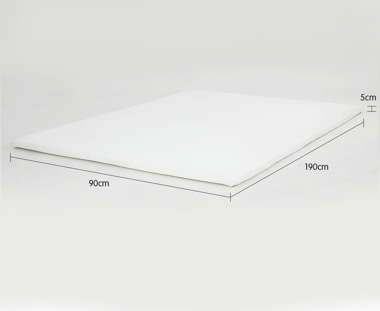 Laura Hill High Density Mattress Foam Topper 5cm - Single 7