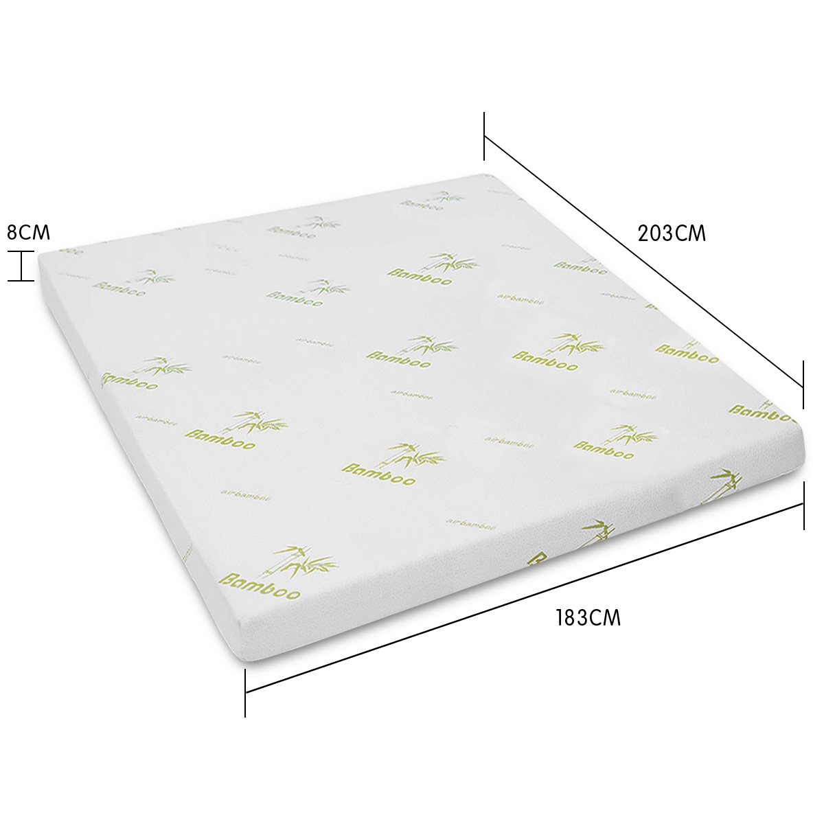Laura Hill Cool Gel Memory Foam Mattress Topper - King 7