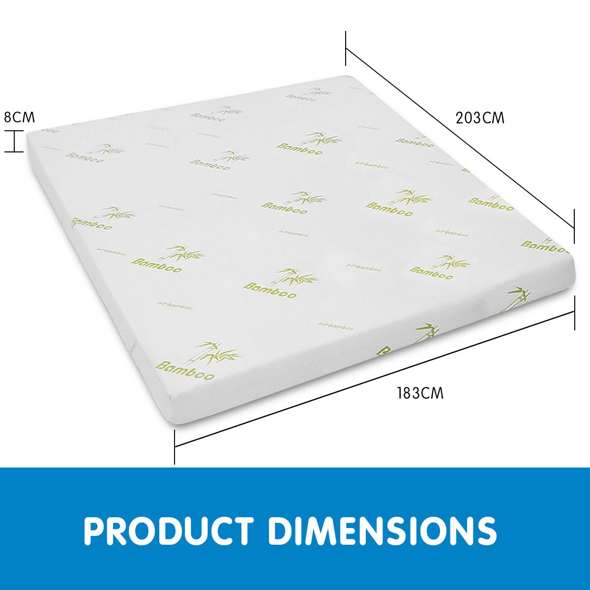 Laura Hill Cool Gel Memory Foam Mattress Topper - King 9