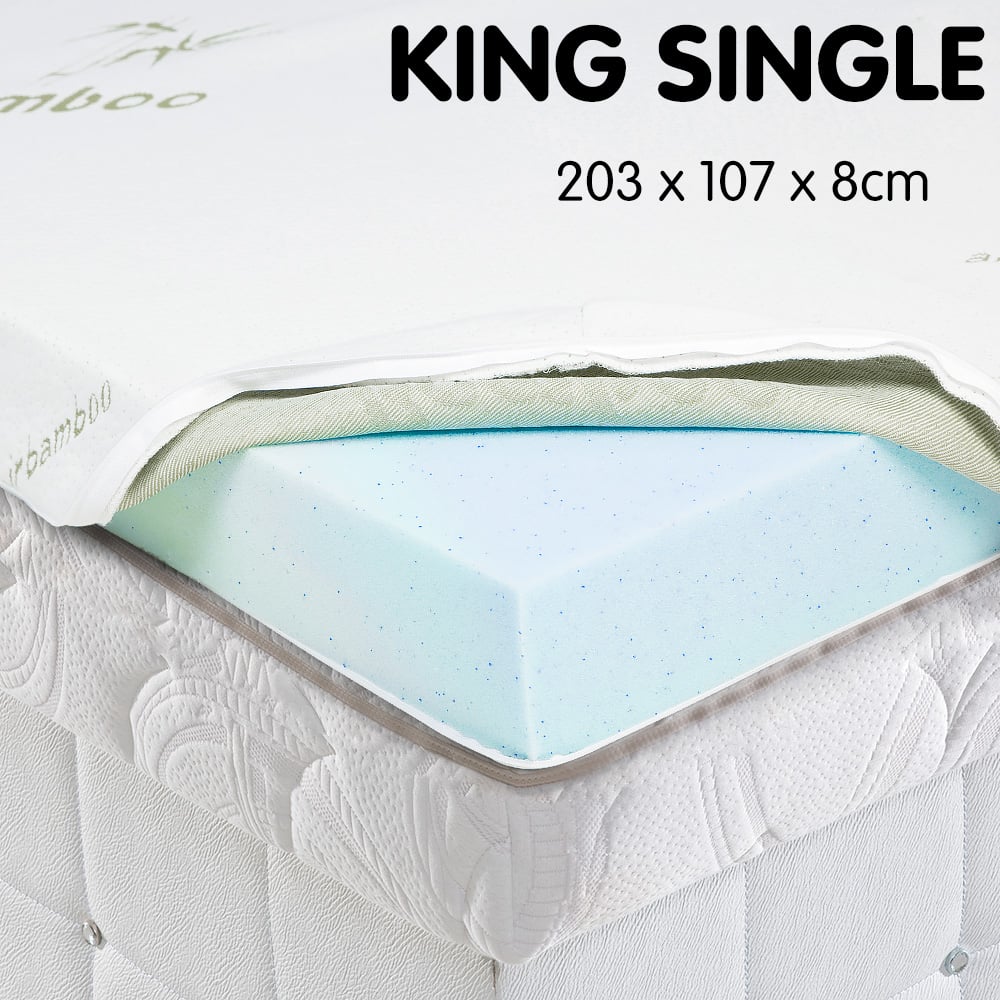 Laura Hill Cool Gel Memory Foam Mattress Topper - King Single 3