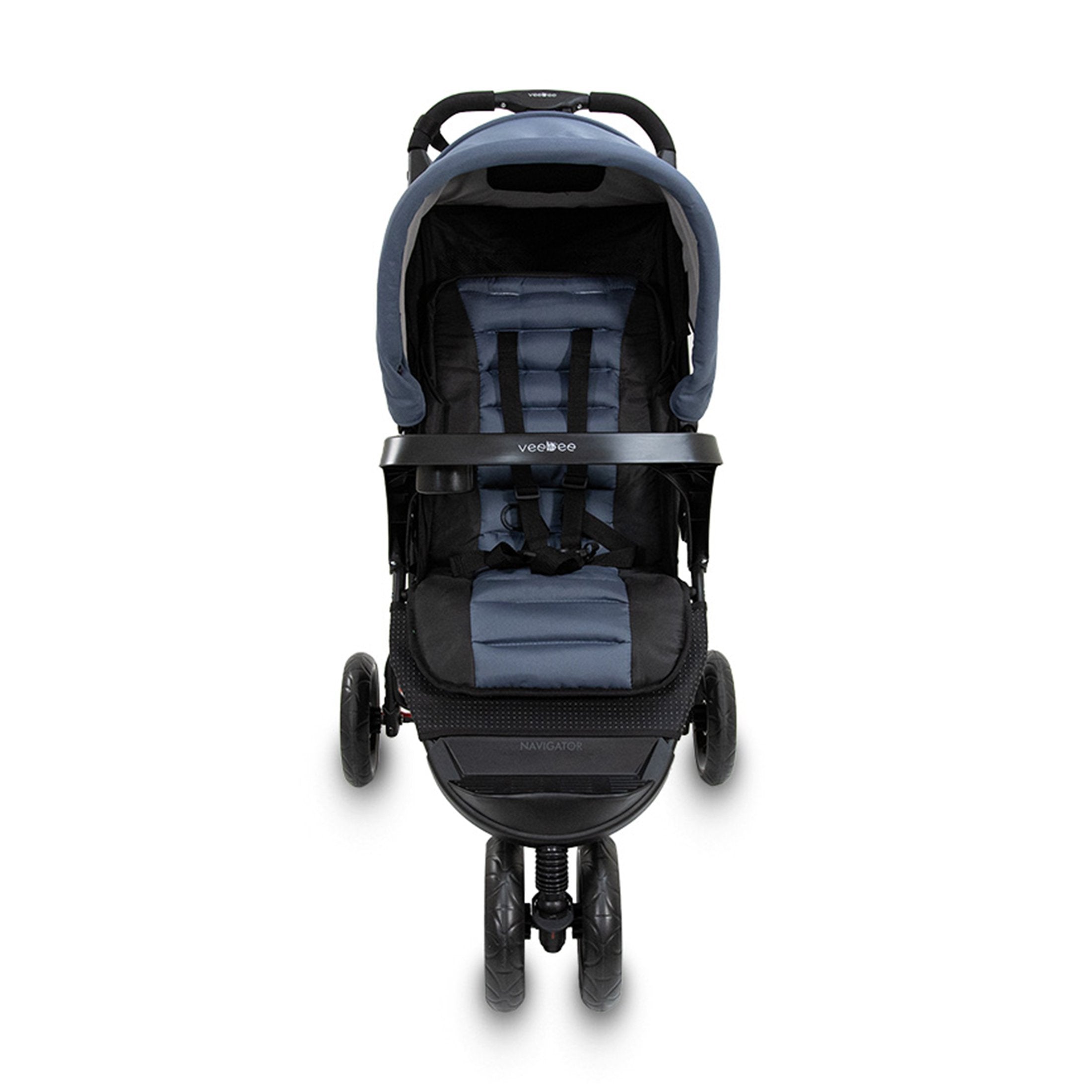Veebee Navigator Stroller 3-wheel Pram For Newborns To Toddlers - Glacier 6