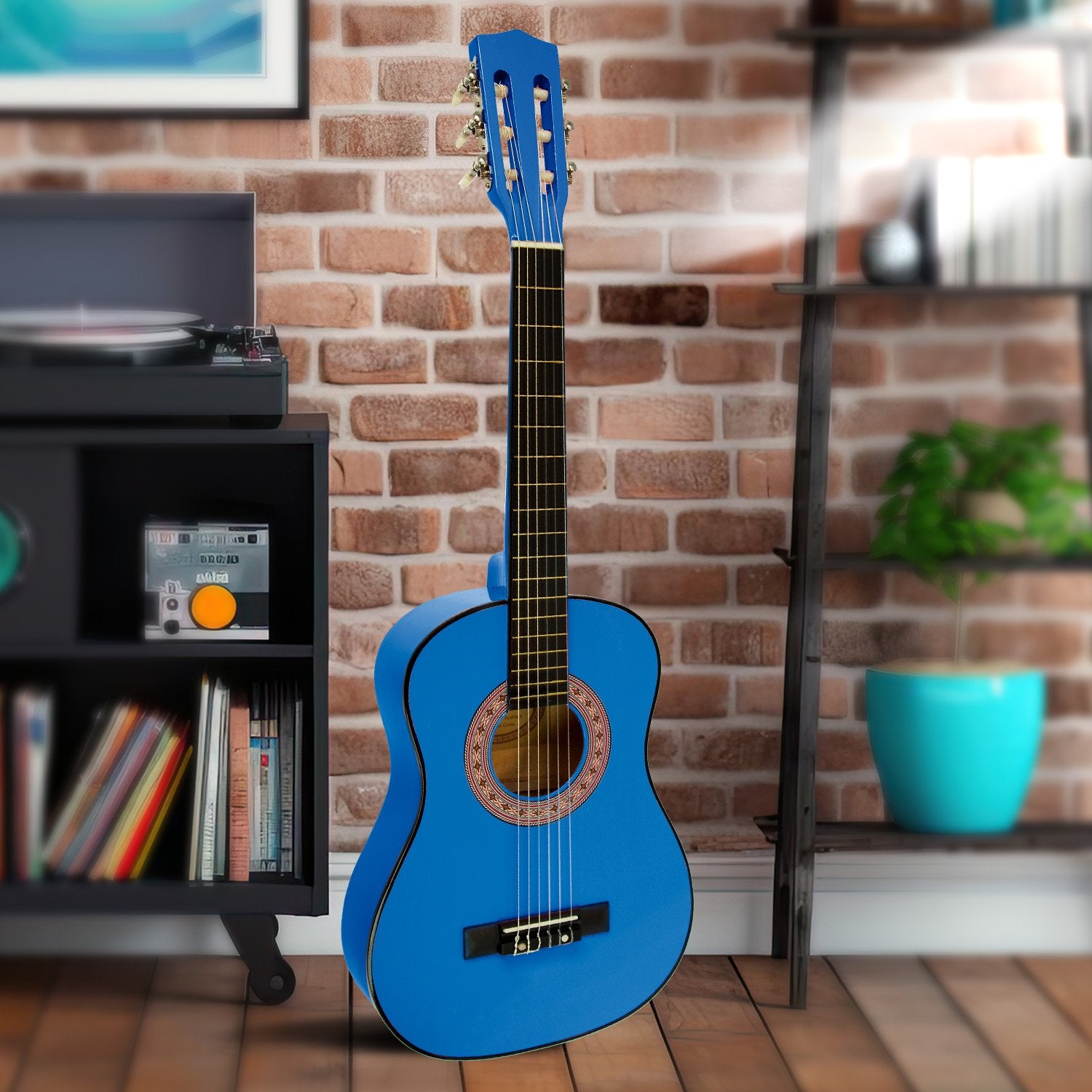 Karrera 34in Acoustic Children no cut Guitar - Blue 7