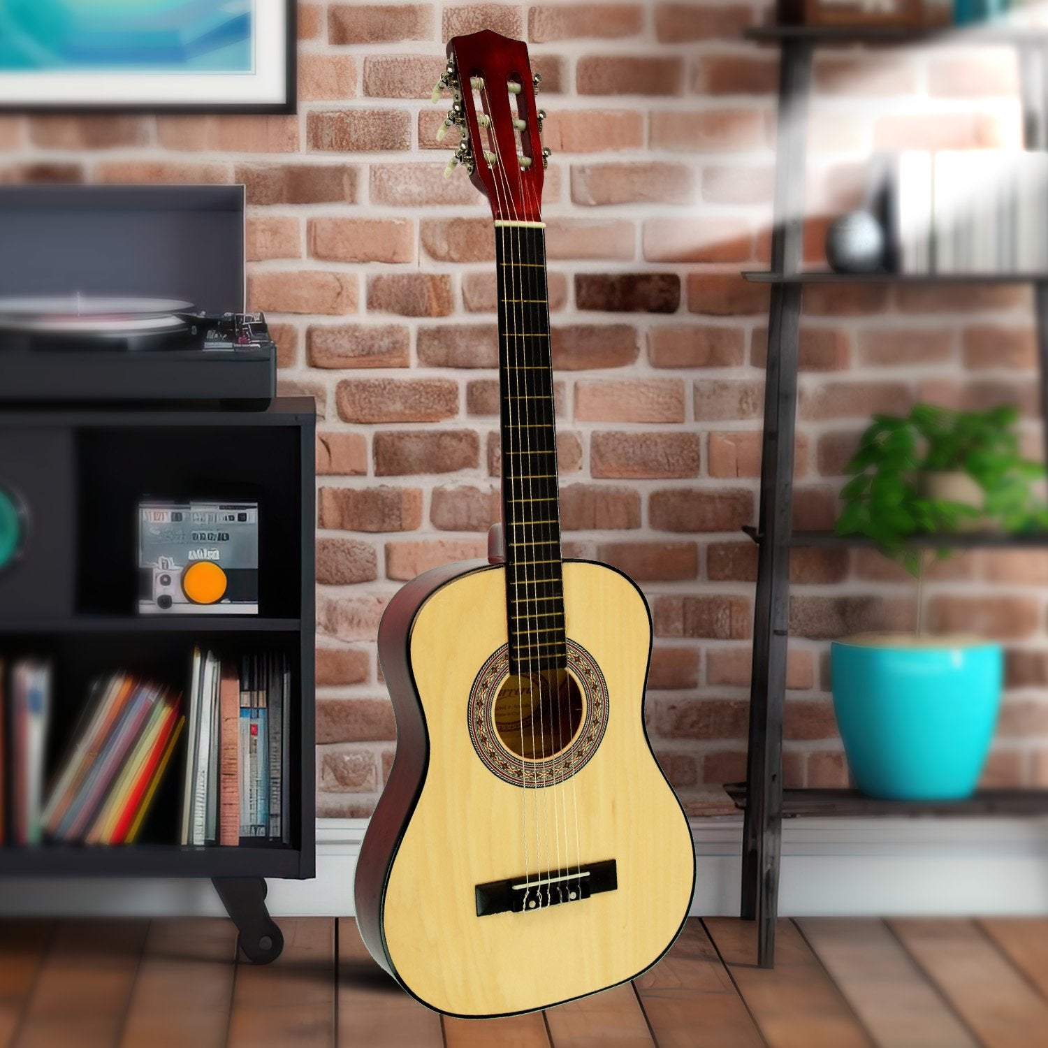 Karrera Childrens Guitar  Wooden 34in Acoustic - Natural 8