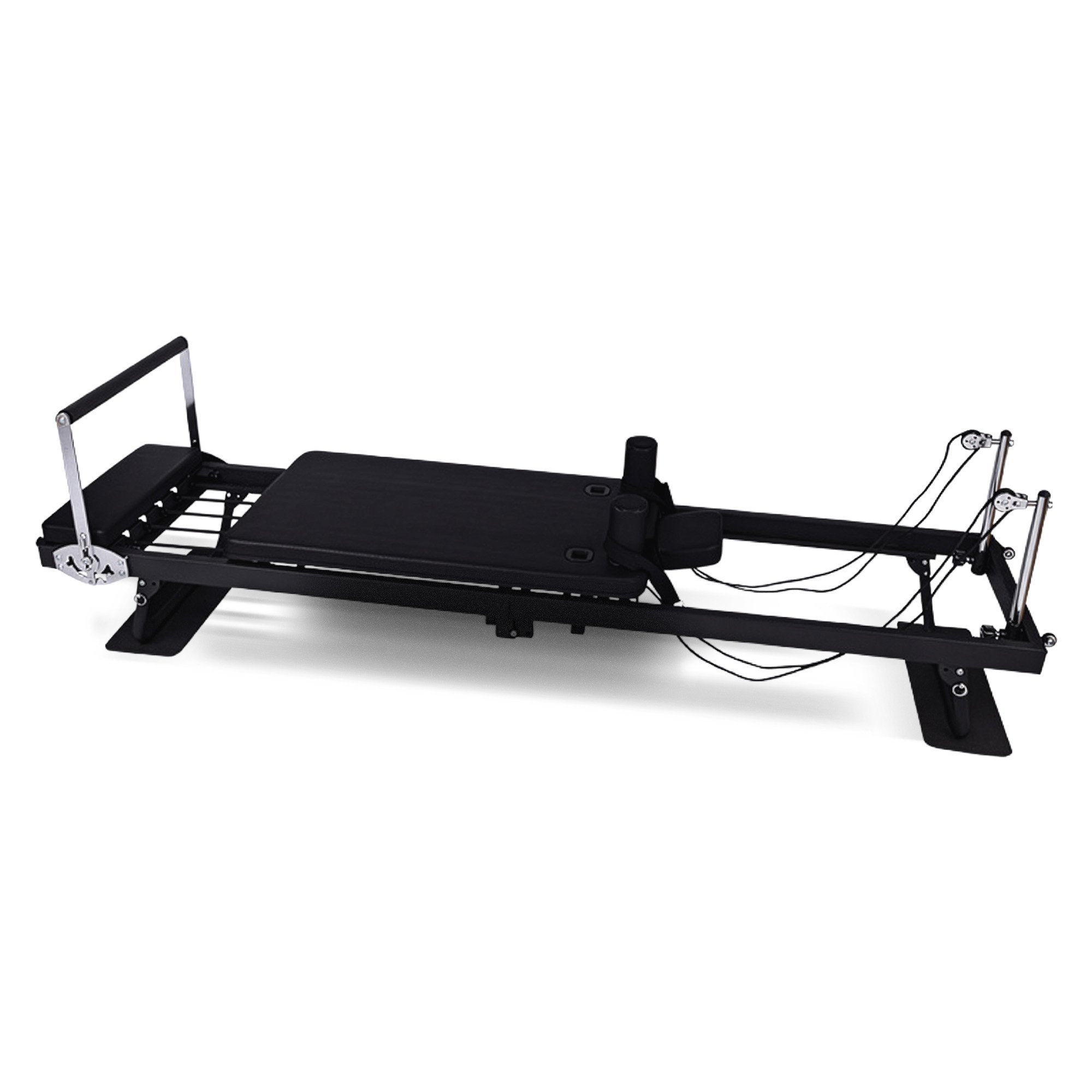 Powertrain Aria Steel Foldable Pilates Board Reformer Multifunctional Core Exercise Set Ab Trainer With Platform Extender Sitting Box Jumpboard And Footbar For Indoor Outdoor Full Body Fitness Home 9