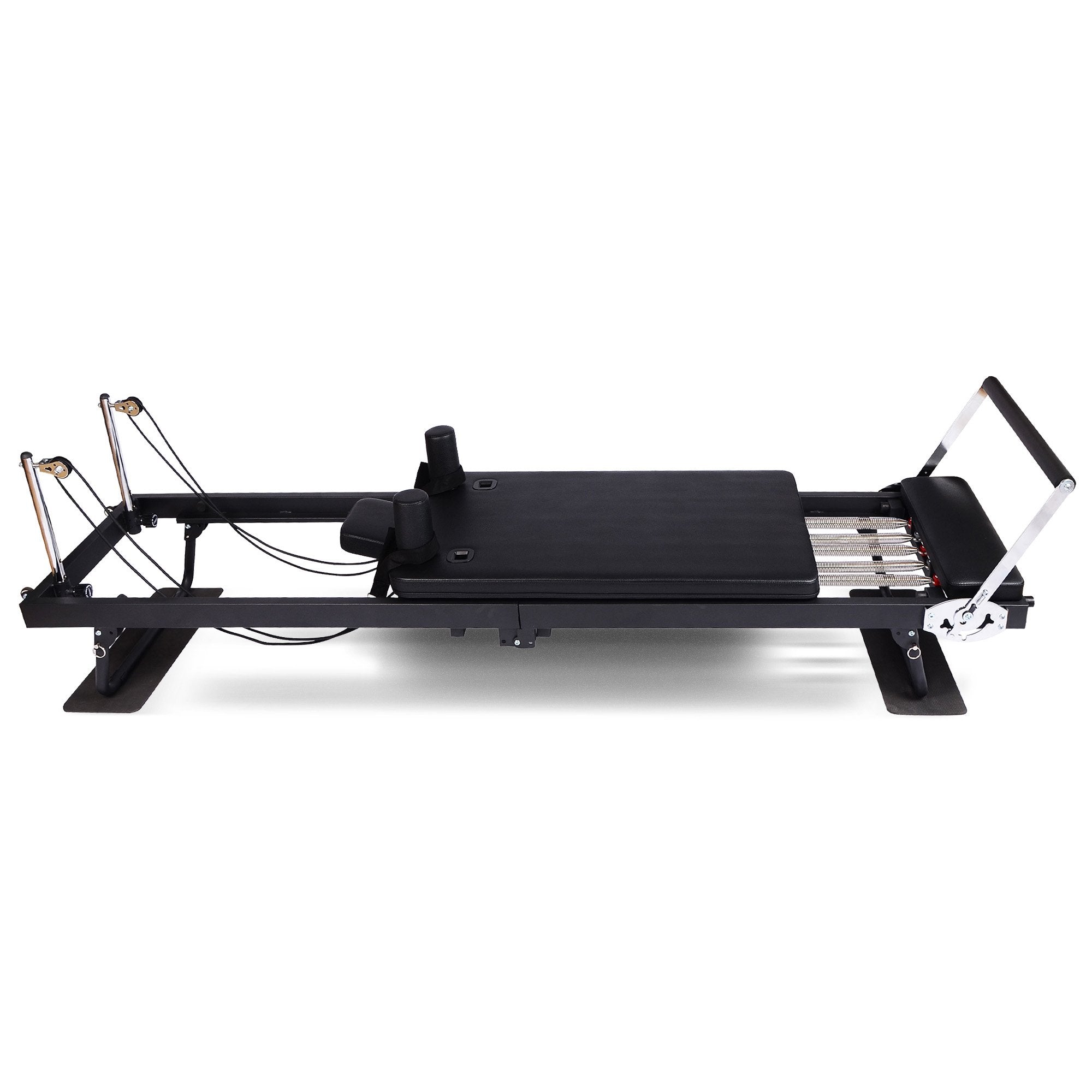 Powertrain Aria Steel Foldable Pilates Board Reformer Multifunctional Core Exercise Set Ab Trainer With Platform Extender Sitting Box Jumpboard And Footbar For Indoor Outdoor Full Body Fitness Home 10